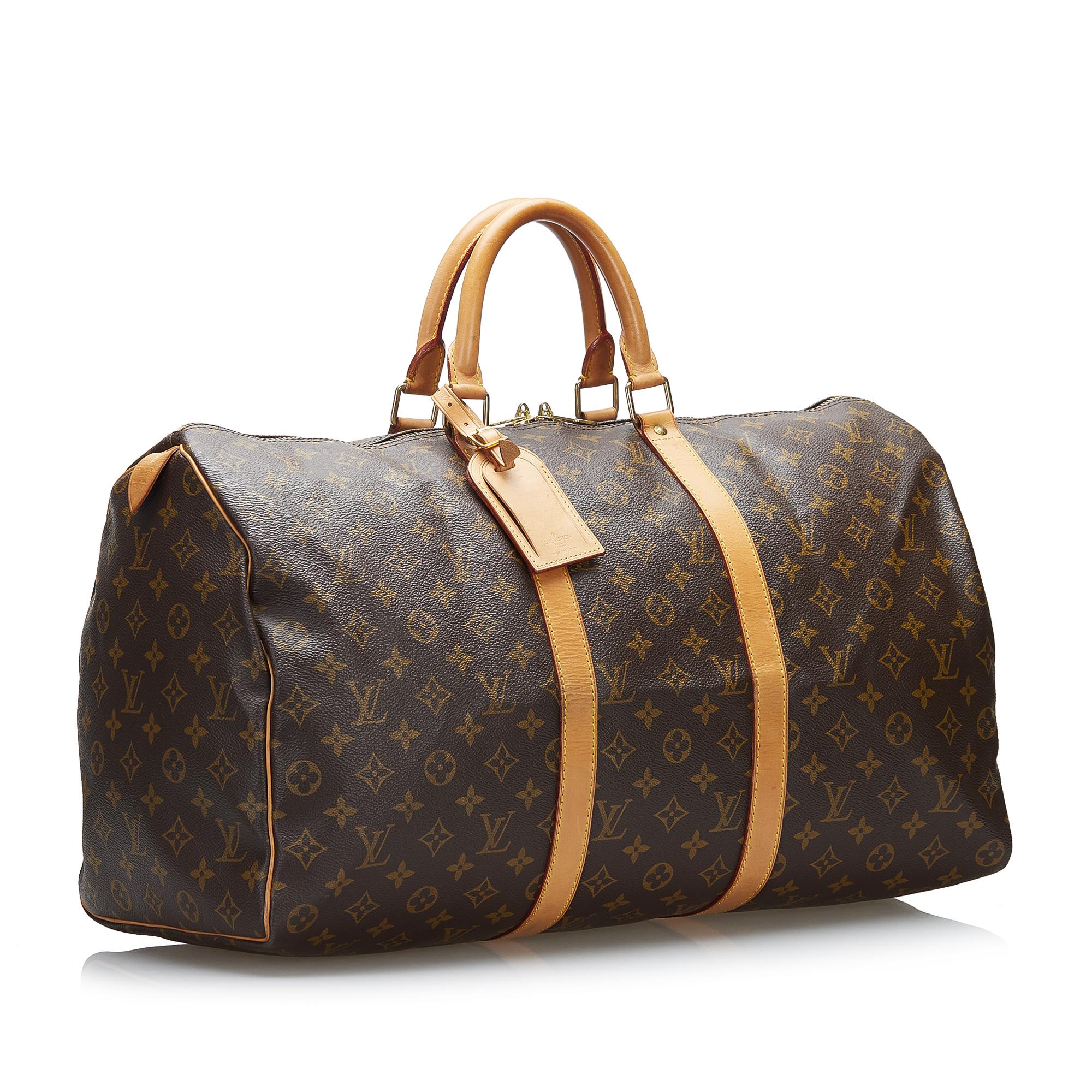 Louis Vuitton Monogram Keepall 50 (SHG-36945)