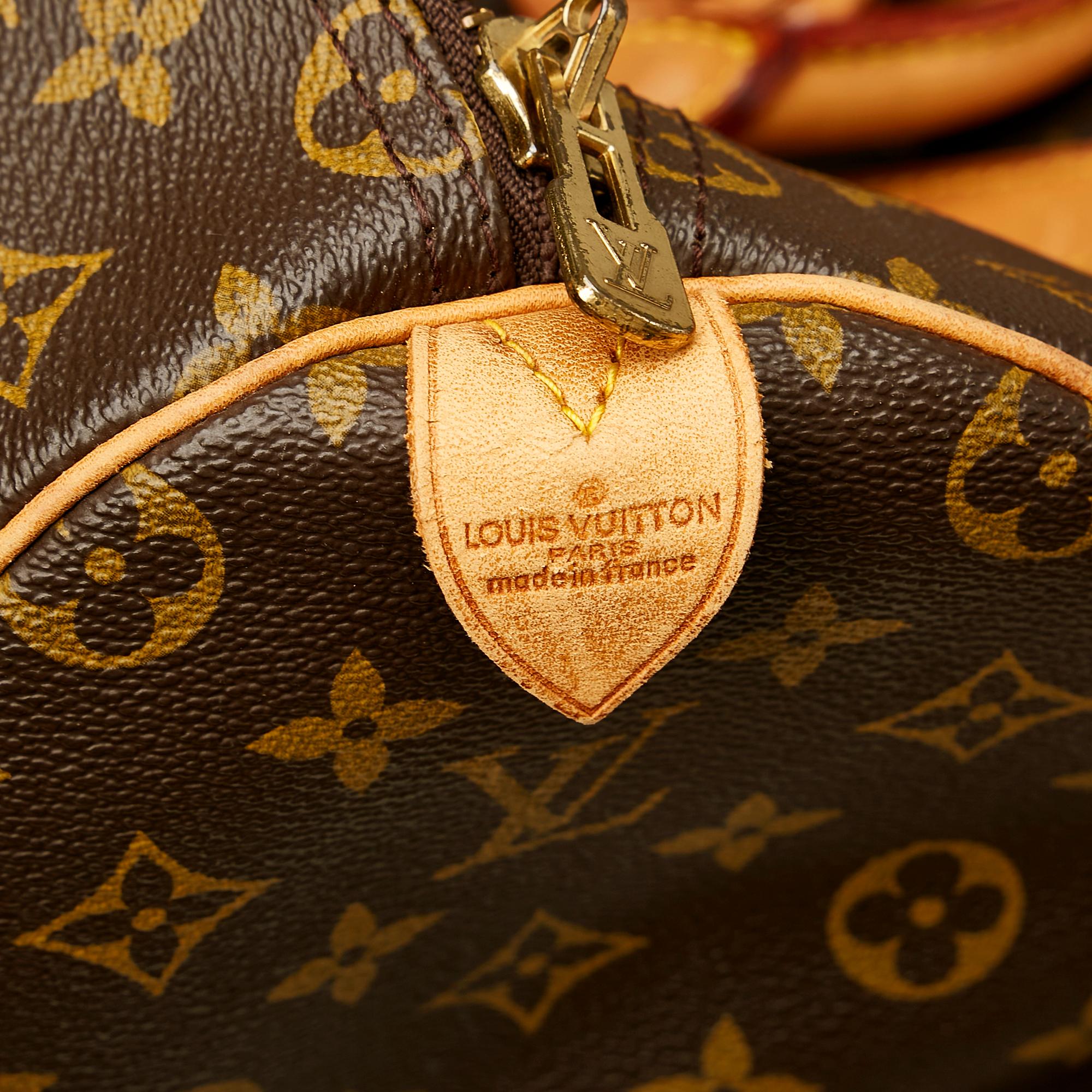 Louis Vuitton Monogram Keepall 55 (SHG-23043)