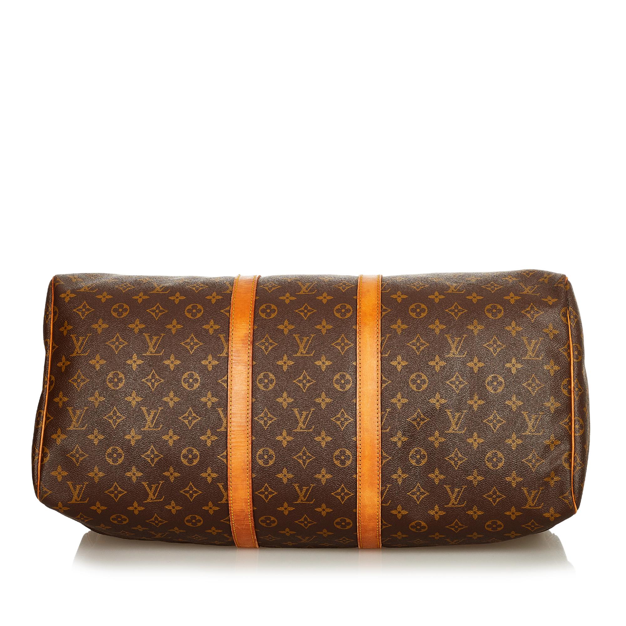 Louis Vuitton Monogram Keepall 55 (SHG-25180)
