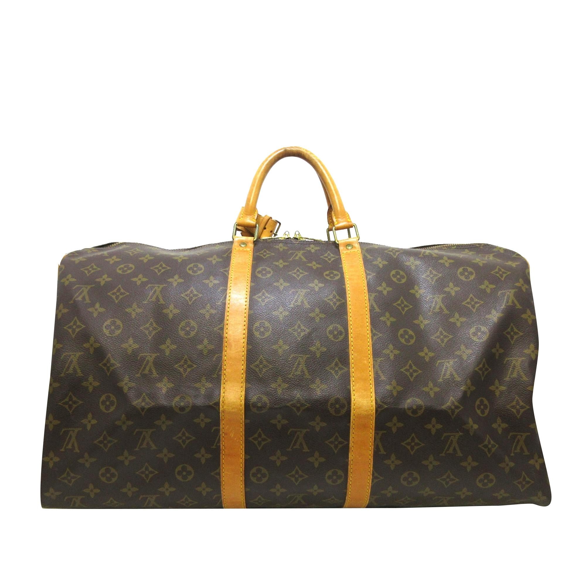 Louis Vuitton Monogram Keepall 55 (SHG-36260)