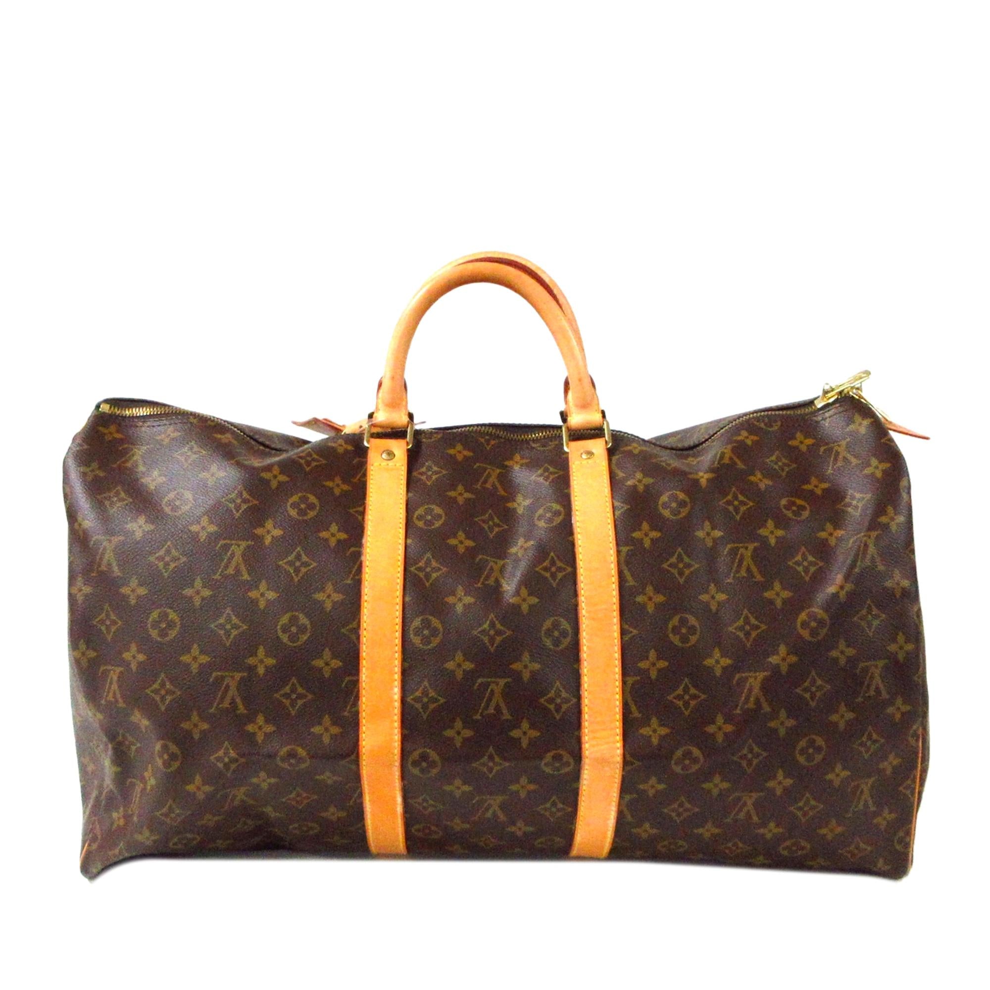 Louis Vuitton Monogram Keepall 55 (SHG-36465)
