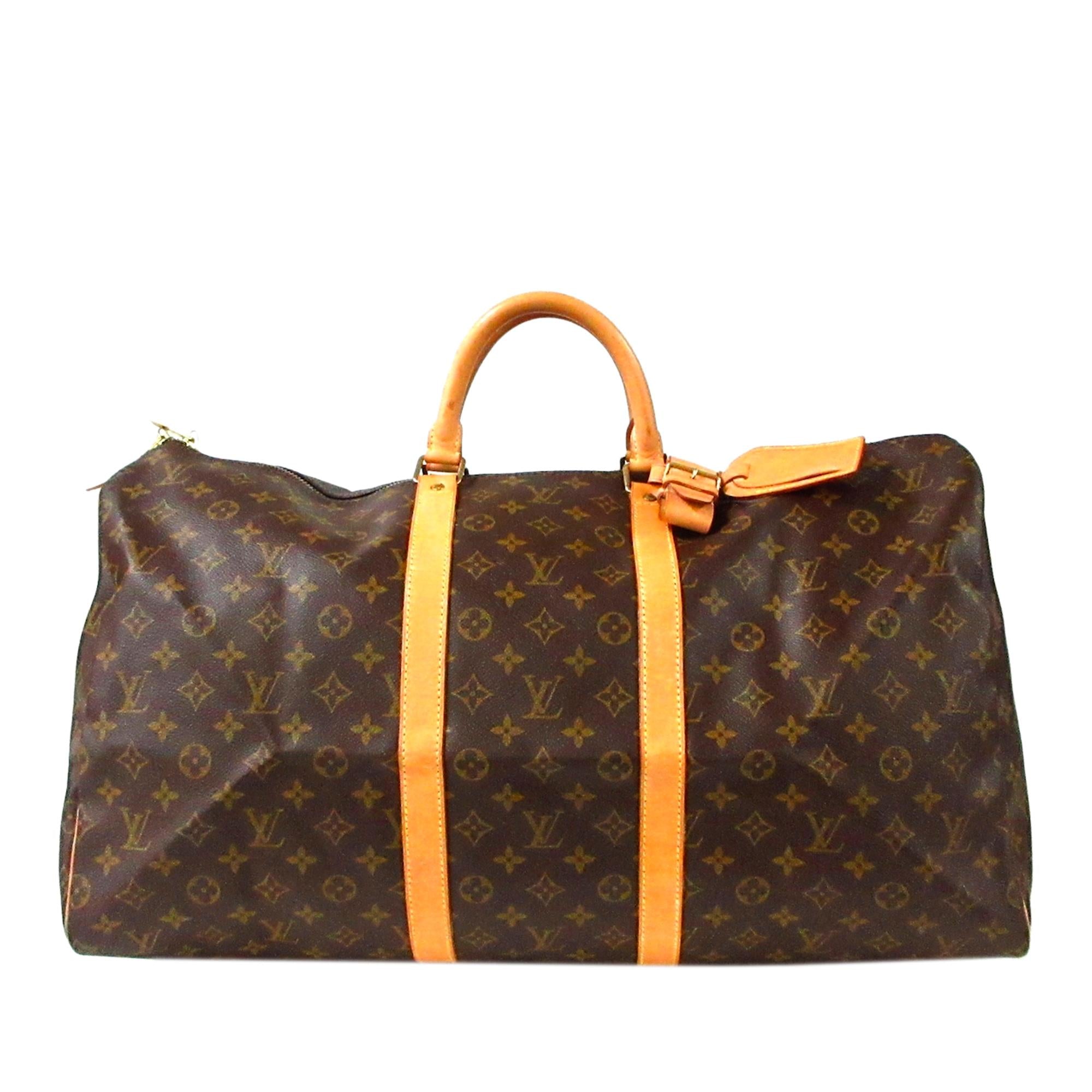 Louis Vuitton Monogram Keepall 55 (SHG-36465)