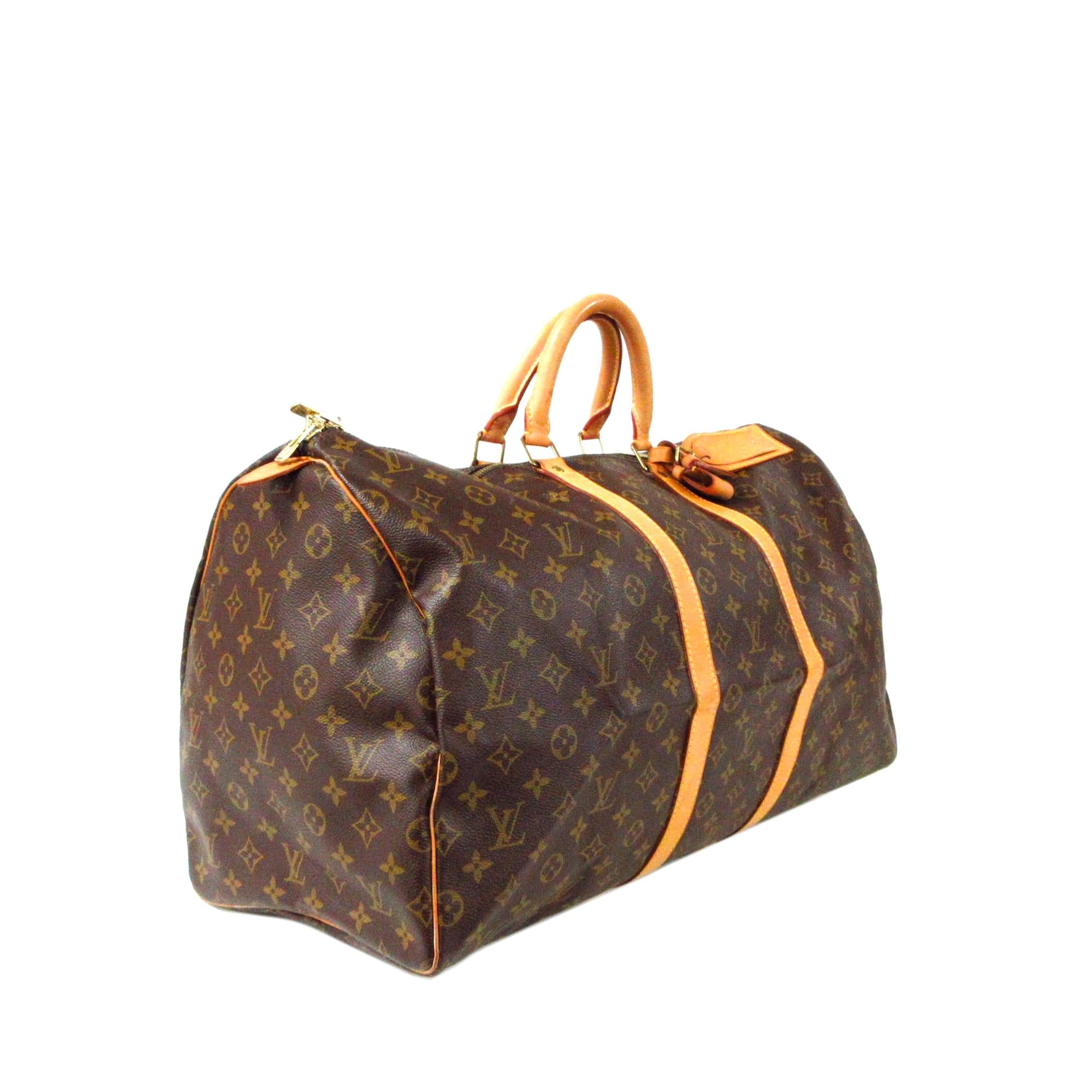 Louis Vuitton Monogram Keepall 55 (SHG-36465)