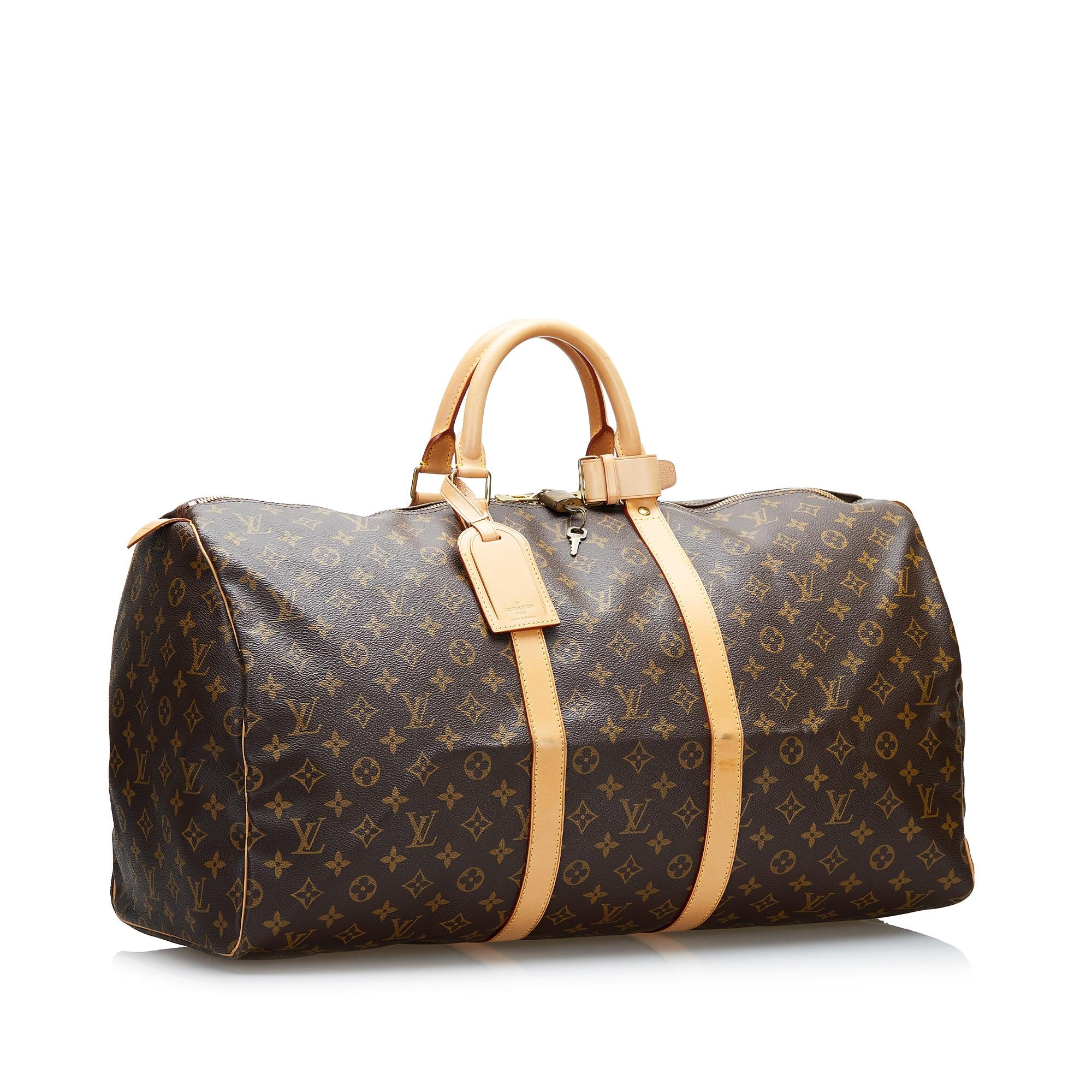Louis Vuitton Monogram Keepall 55 (SHG-36759)
