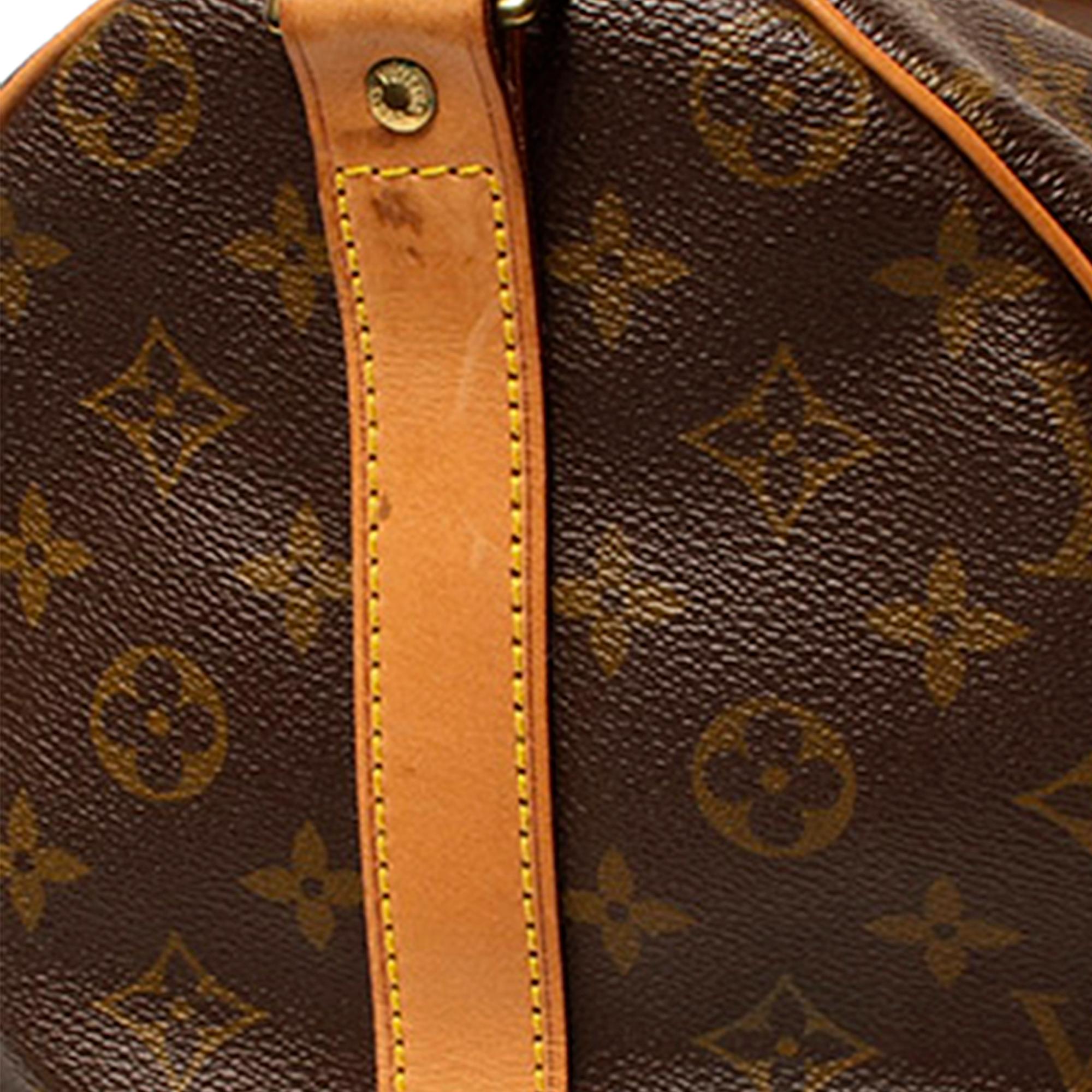 Louis Vuitton Monogram Keepall Bandouliere 50 (SHG-36693)