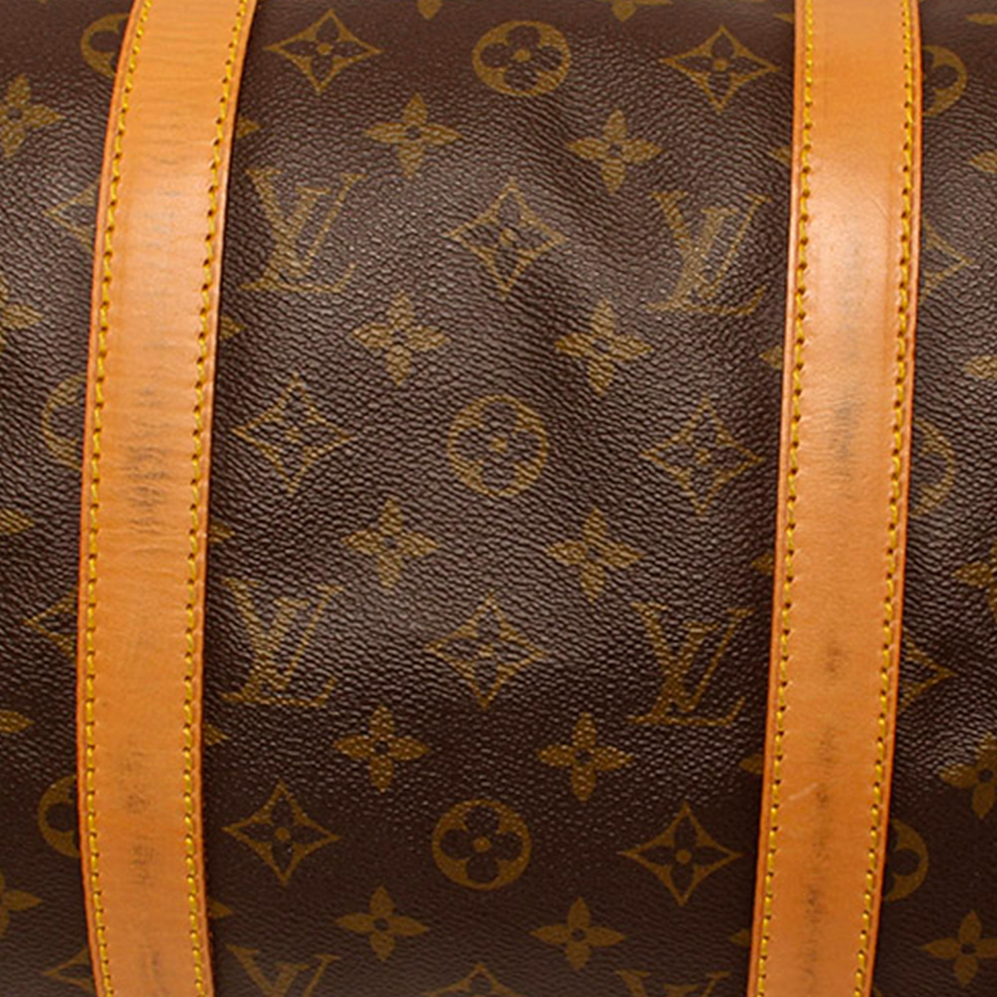 Louis Vuitton Monogram Keepall Bandouliere 50 (SHG-36693)