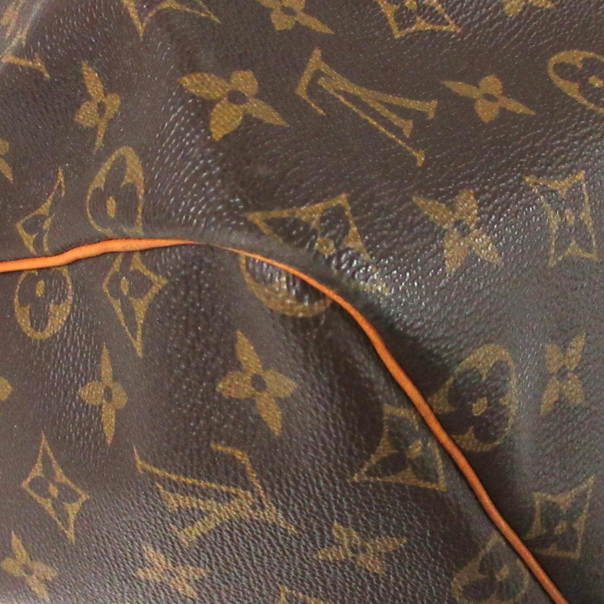 Louis Vuitton Monogram Keepall Bandouliere 55 (SHG-36450)