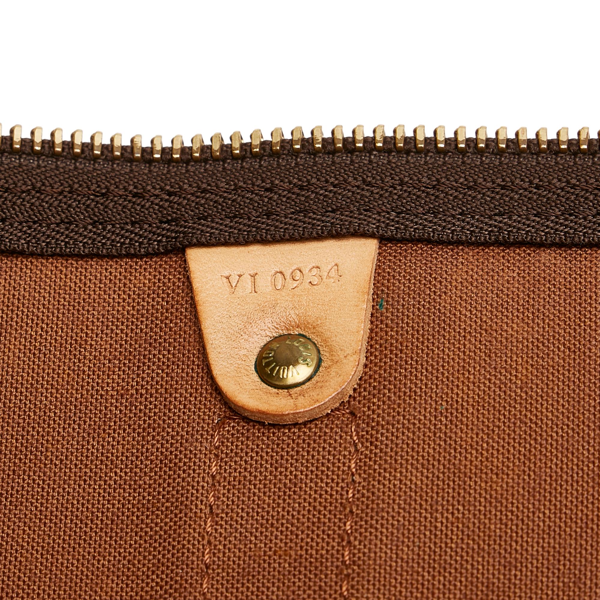 Louis Vuitton Monogram Keepall Bandouliere 60 (SHG-36241)