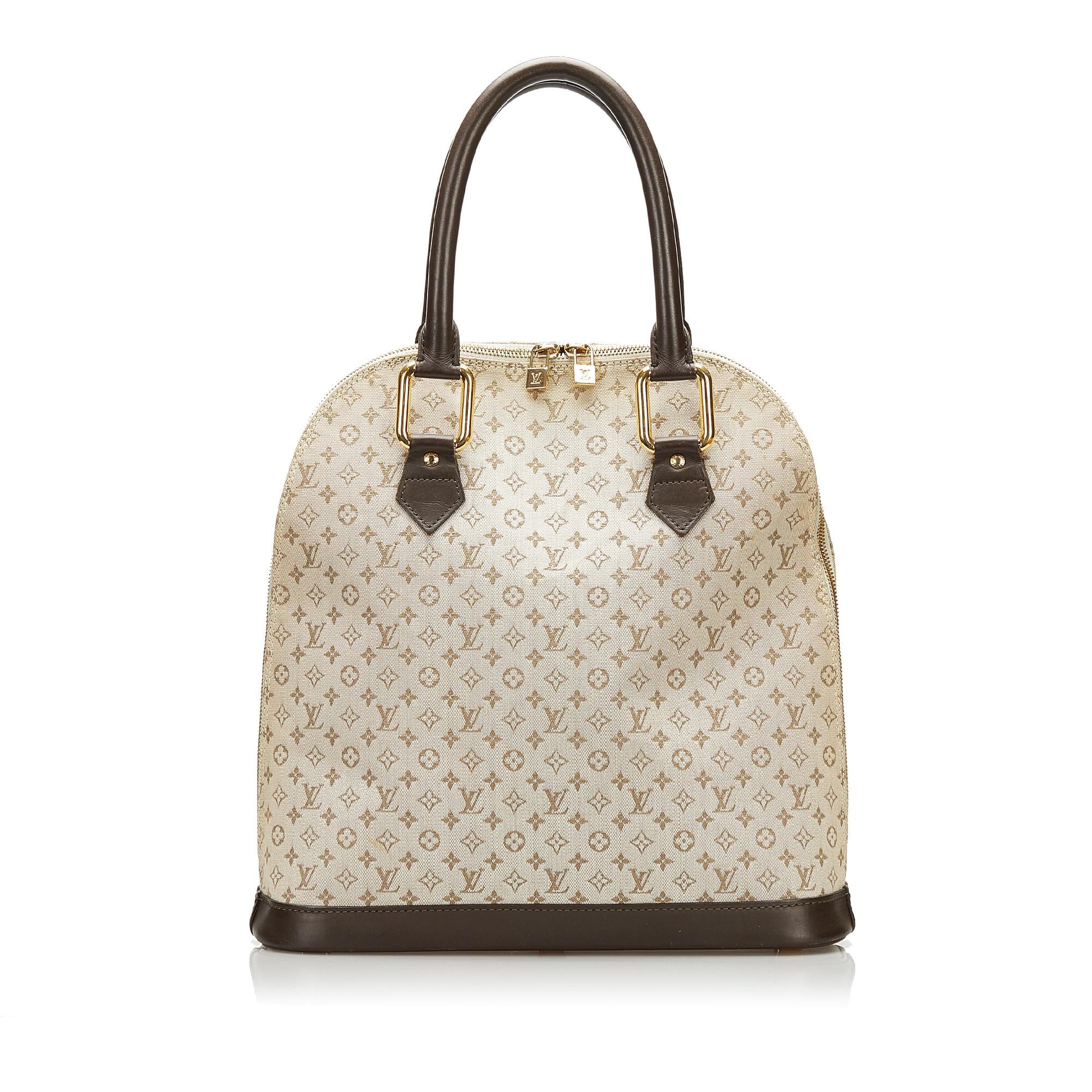Louis Vuitton Monogram Mini Lin Alma Haut (SHG-35502)