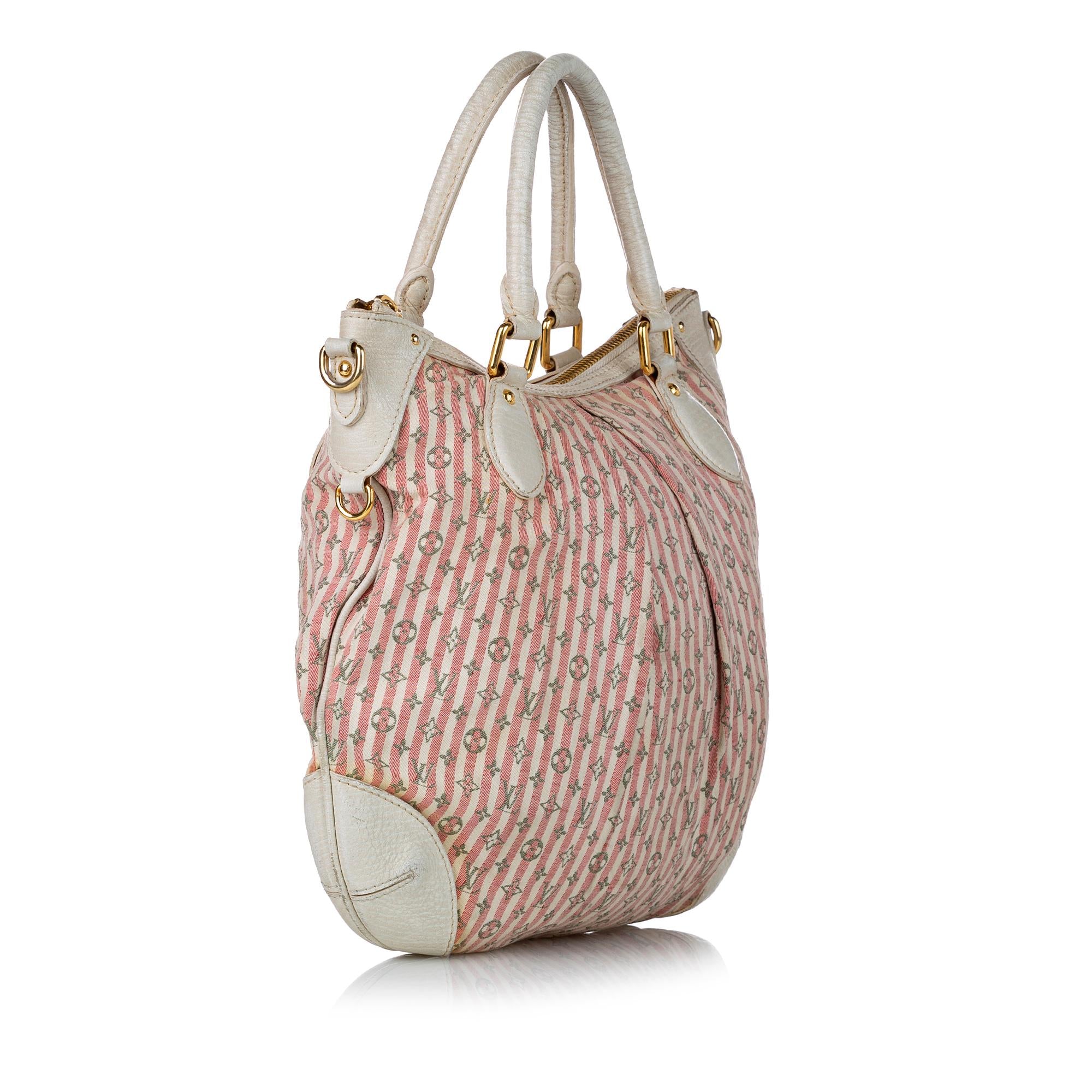 Louis Vuitton Monogram Mini Lin Croisette Marina PM (SHG-29588)