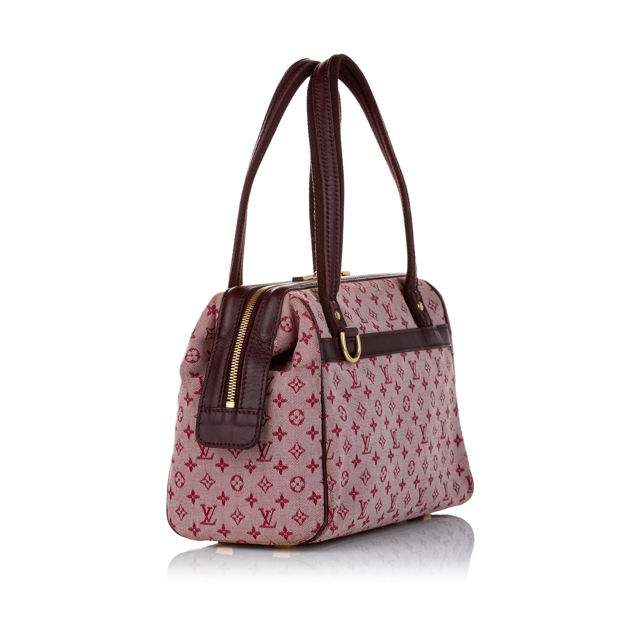 Louis Vuitton Monogram Mini Lin Josephine PM (SHG-27605)