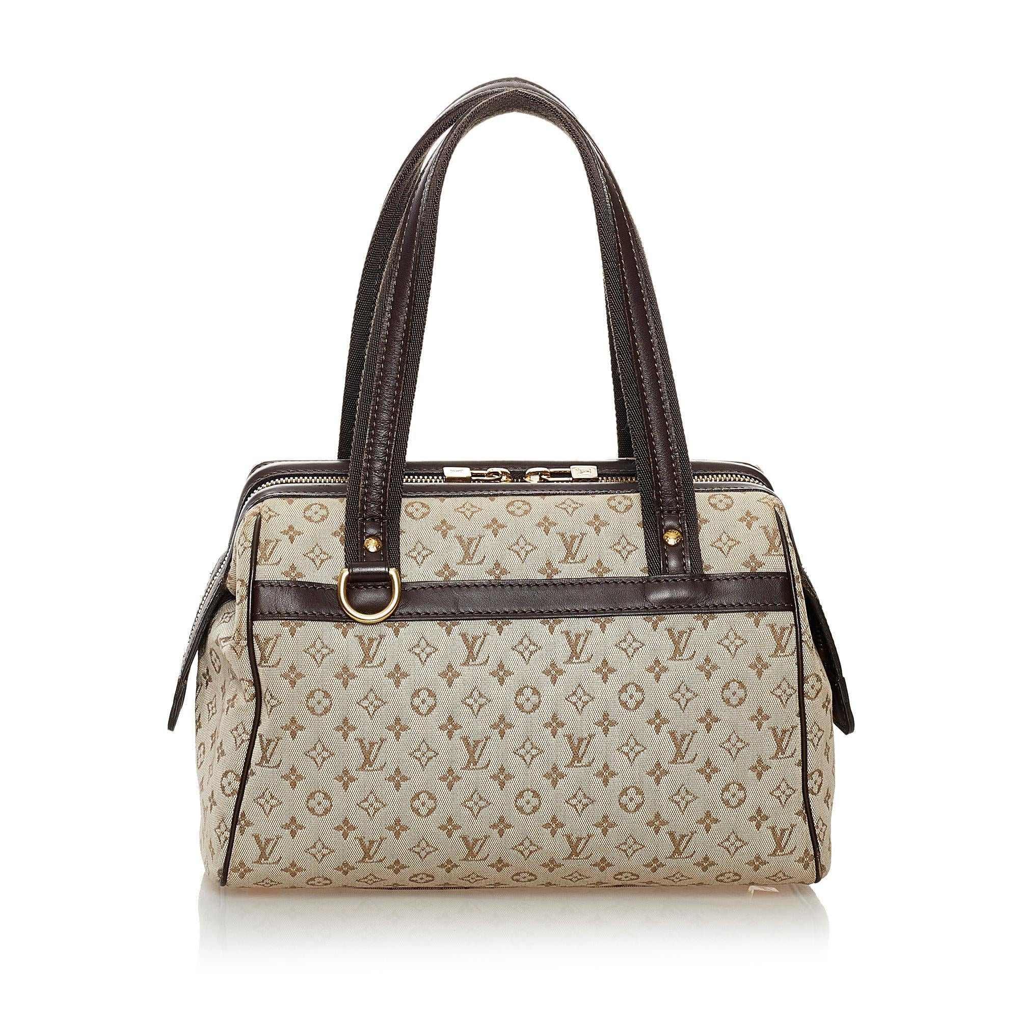 Louis Vuitton Monogram Mini Lin Josephine PM (SHG-36375)