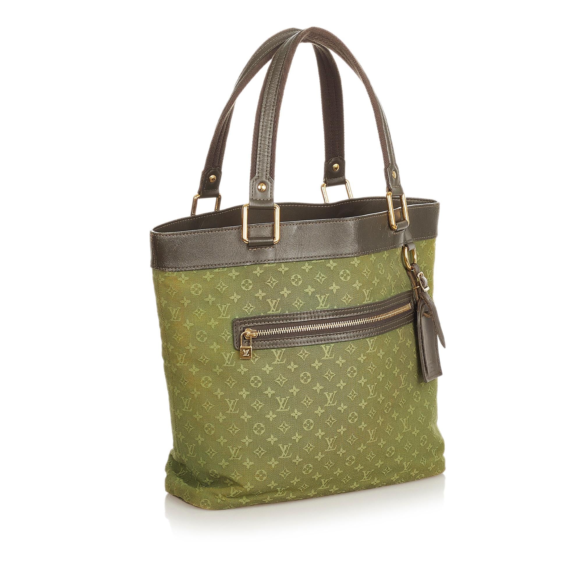 Louis Vuitton Monogram Mini Lin Lucille GM (SHG-26029)