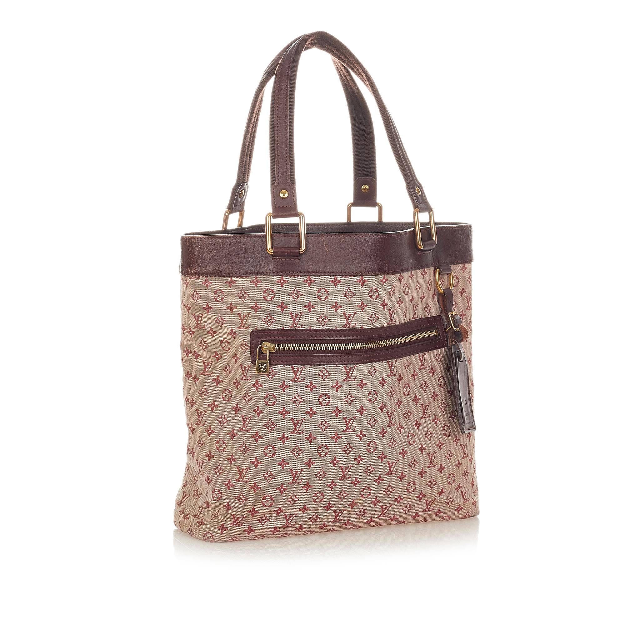 Louis Vuitton Monogram Mini Lin Lucille GM (SHG-26283)