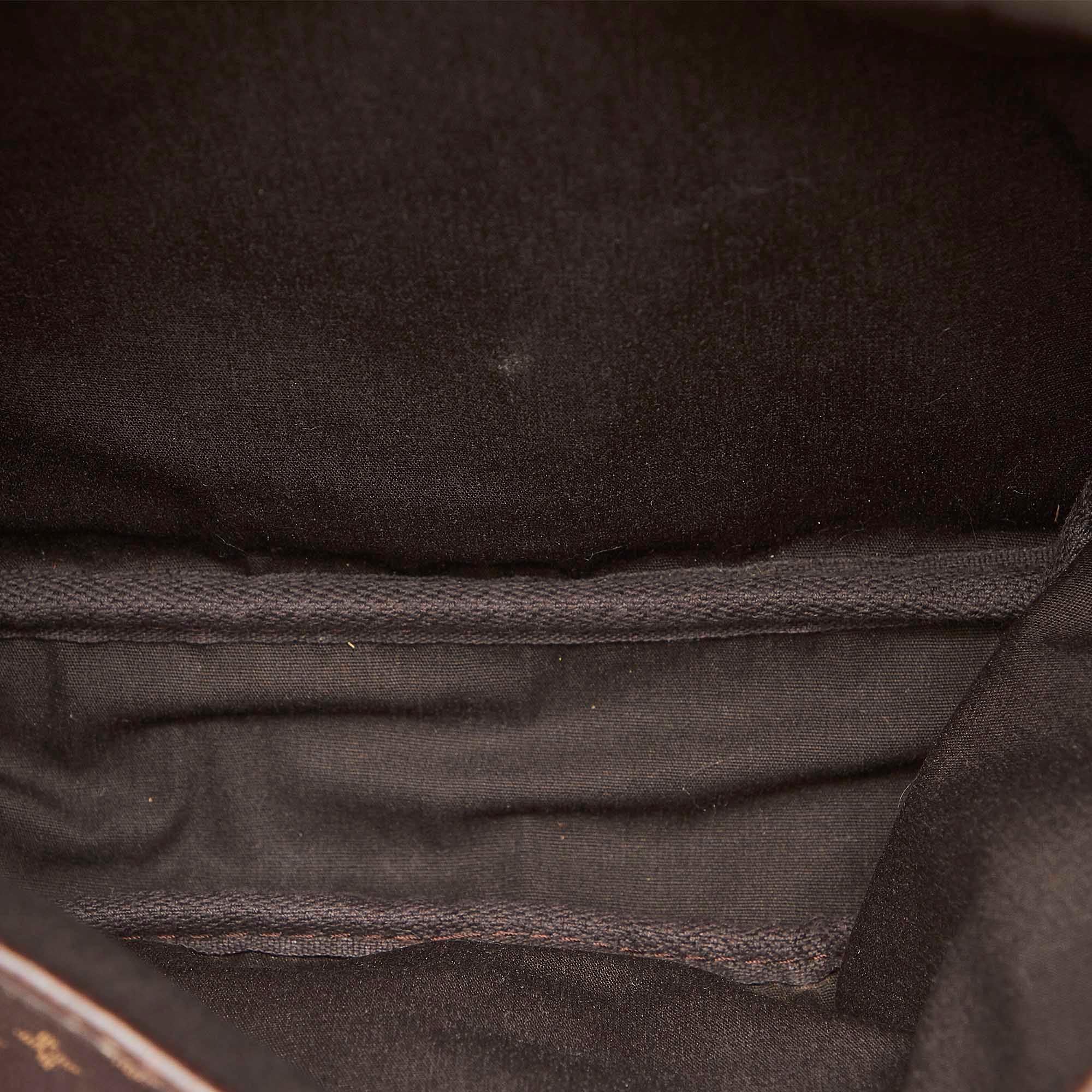 Louis Vuitton Monogram Mini Lin Saumur (SHG-35066)