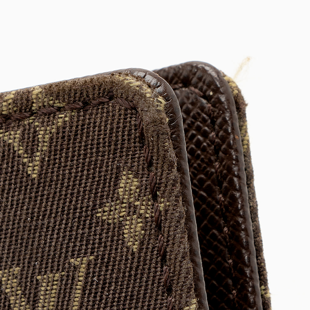Louis Vuitton Monogram Mini Lin Small Ring Agenda Cover - FINAL SALE (SHF-20321)