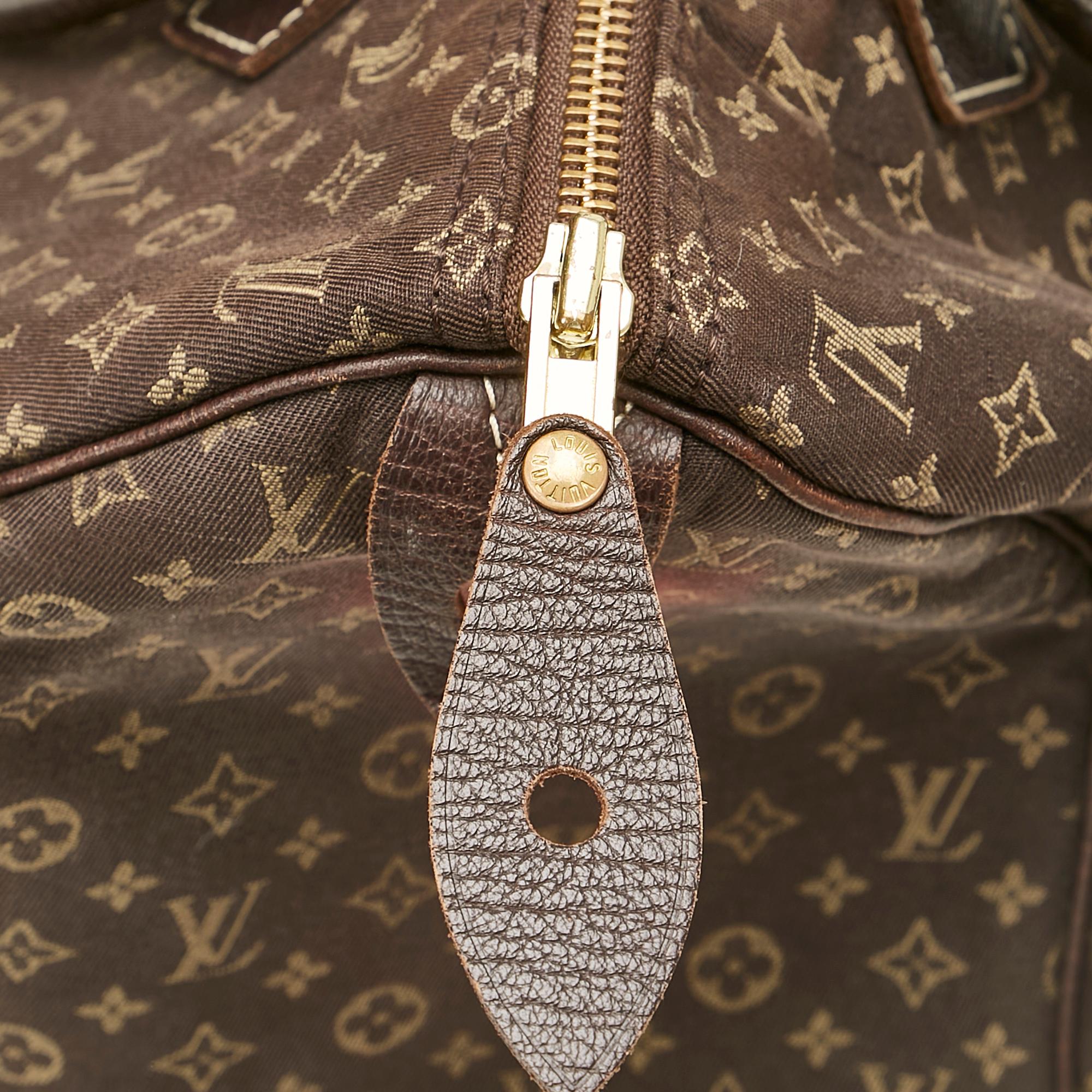 Louis Vuitton Monogram Mini Lin Speedy 30 (SHG-26285)