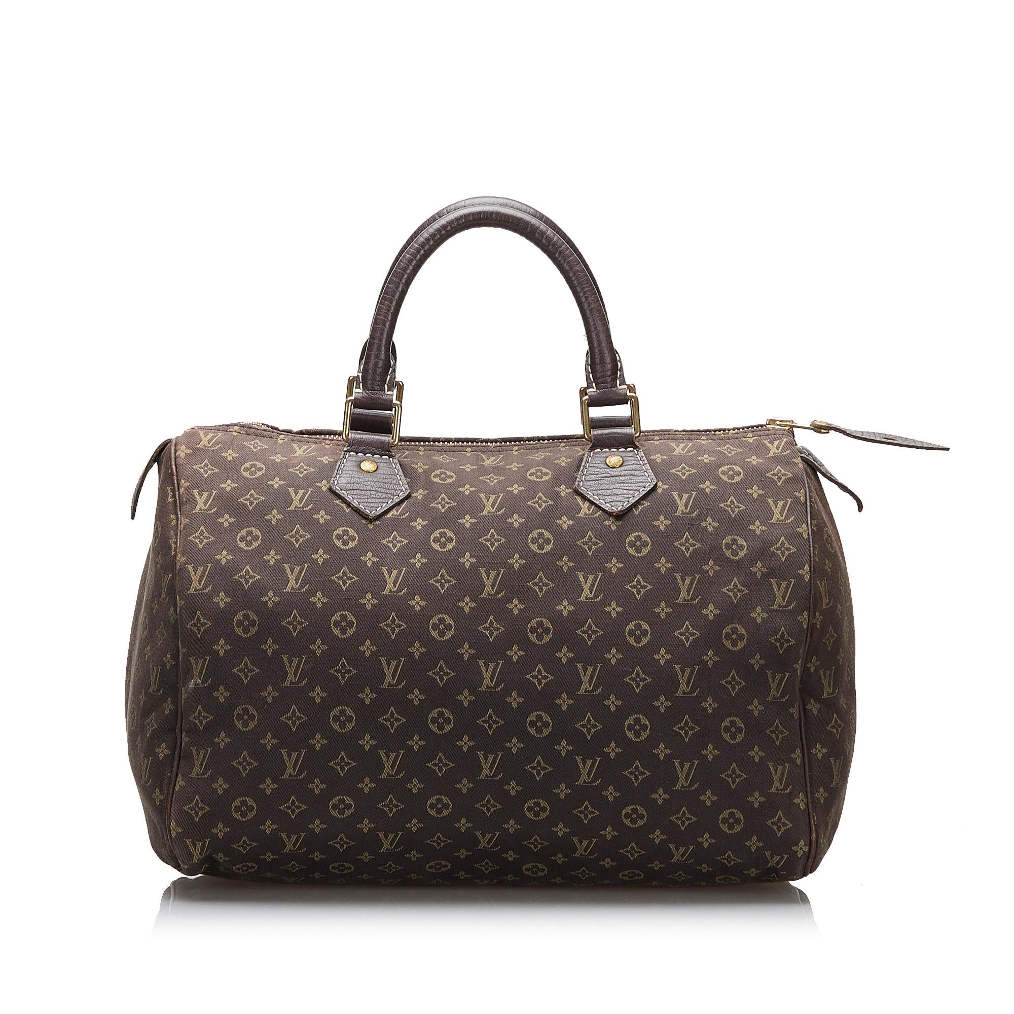 Louis Vuitton Monogram Mini Lin Speedy 30 (SHG-Q4pfq5)