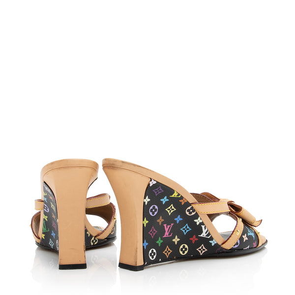 Louis Vuitton 2005 pre-owned Bow Wedge Sandals - Farfetch