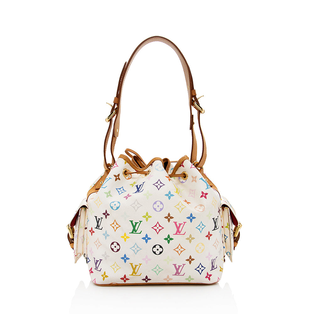 Louis Vuitton Monogram Multicolore Petit Noe Shoulder Bag - FINAL SALE (SHF-15074)