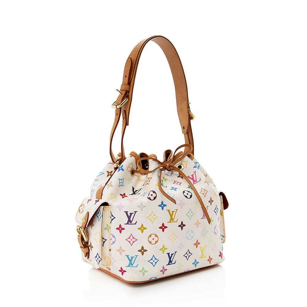 Louis Vuitton Monogram Multicolore Petit Noe Shoulder Bag - FINAL SALE (SHF-15074)