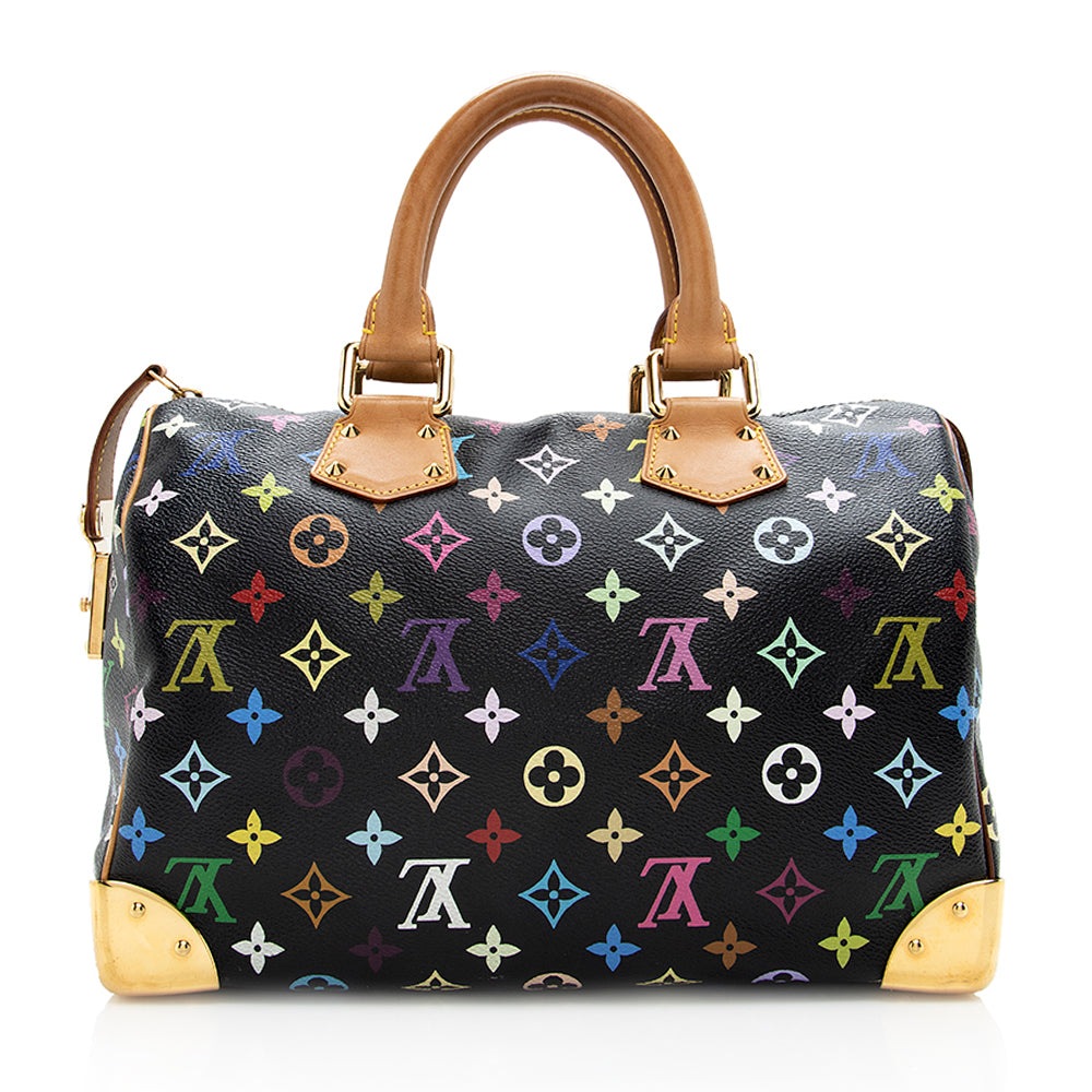 Louis Vuitton Monogram Multicolore Speedy 30 Satchel (SHF-18668)