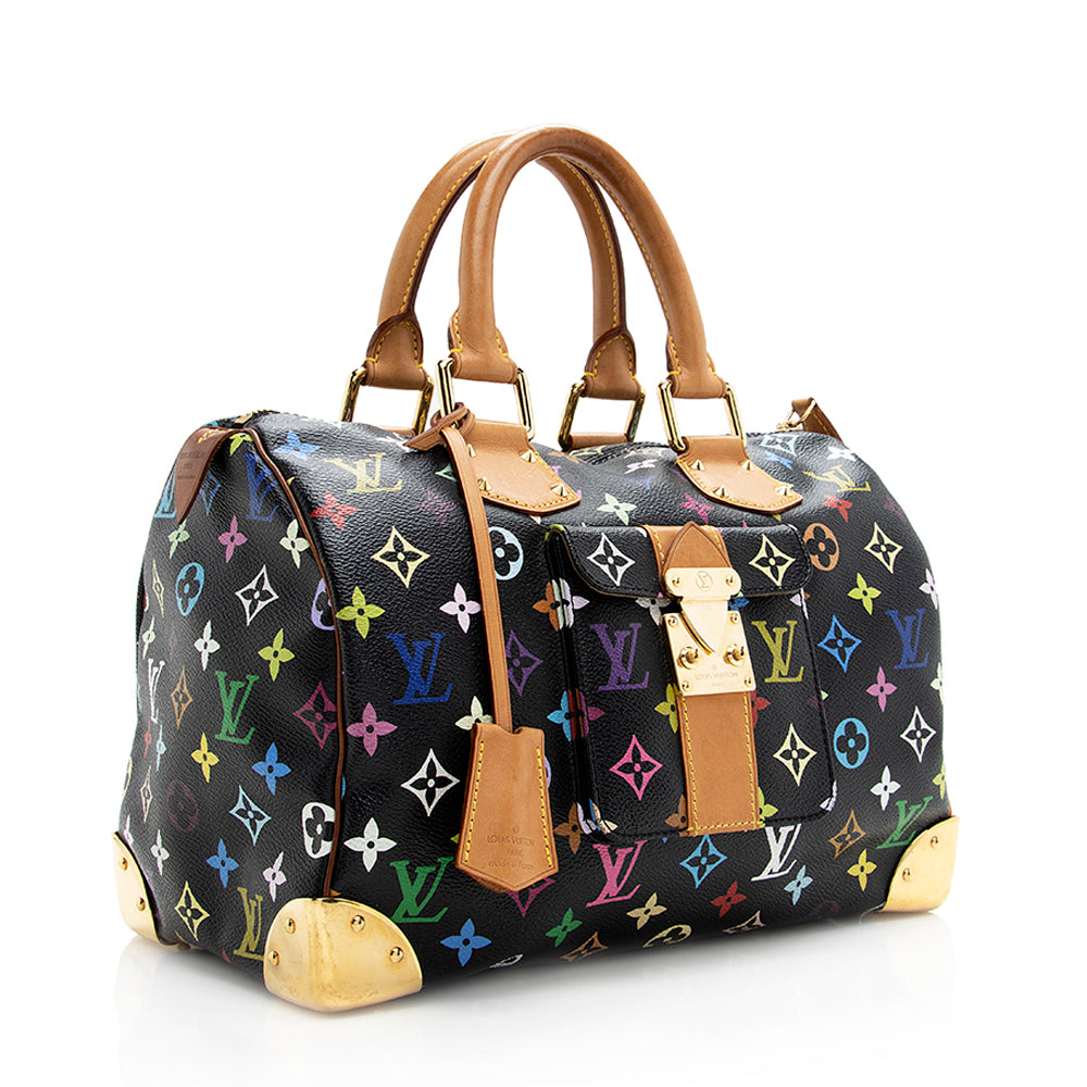 Louis Vuitton Monogram Multicolore Speedy 30 Satchel (SHF-18668)