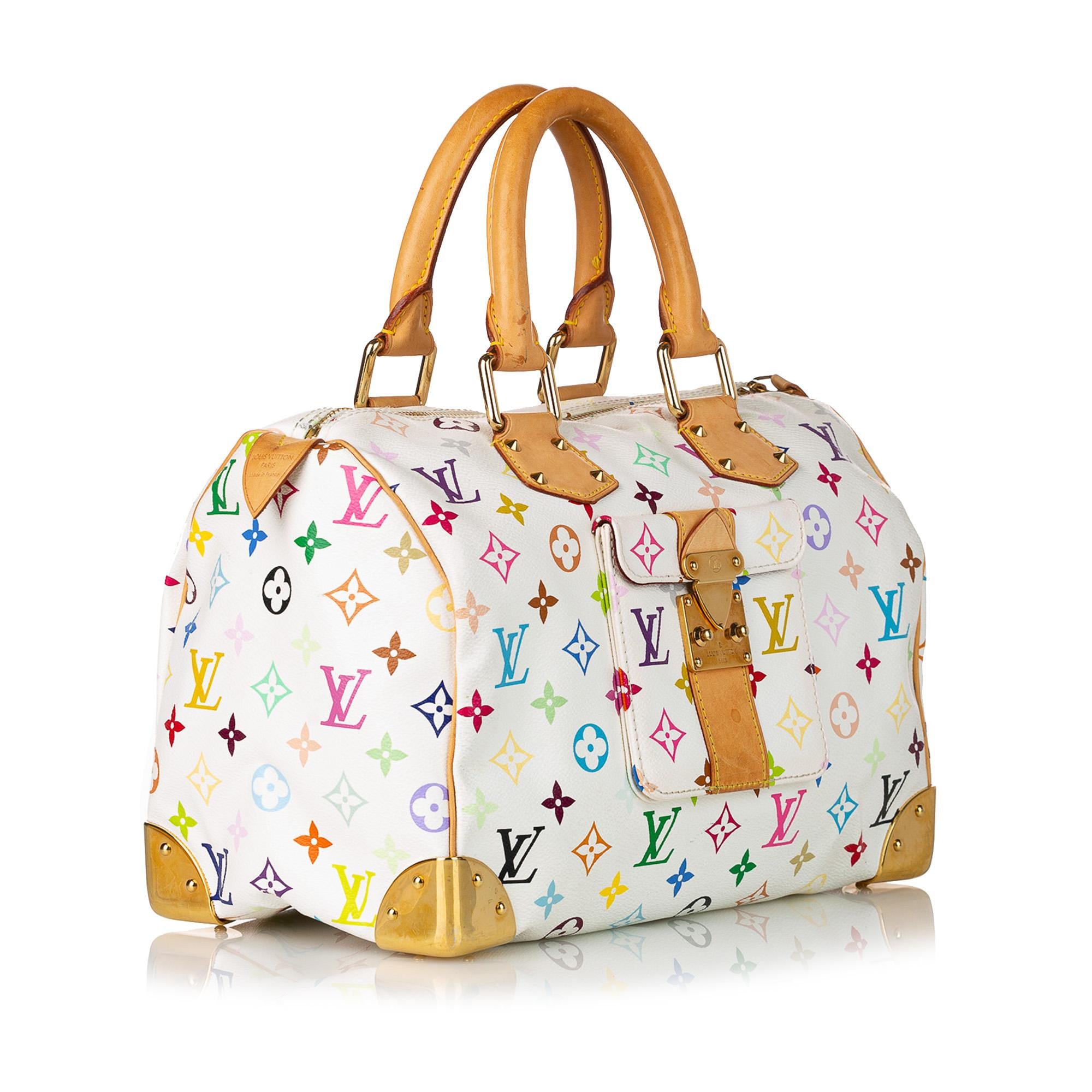 Louis Vuitton Monogram Multicolore Speedy 30 (SHG-33814)