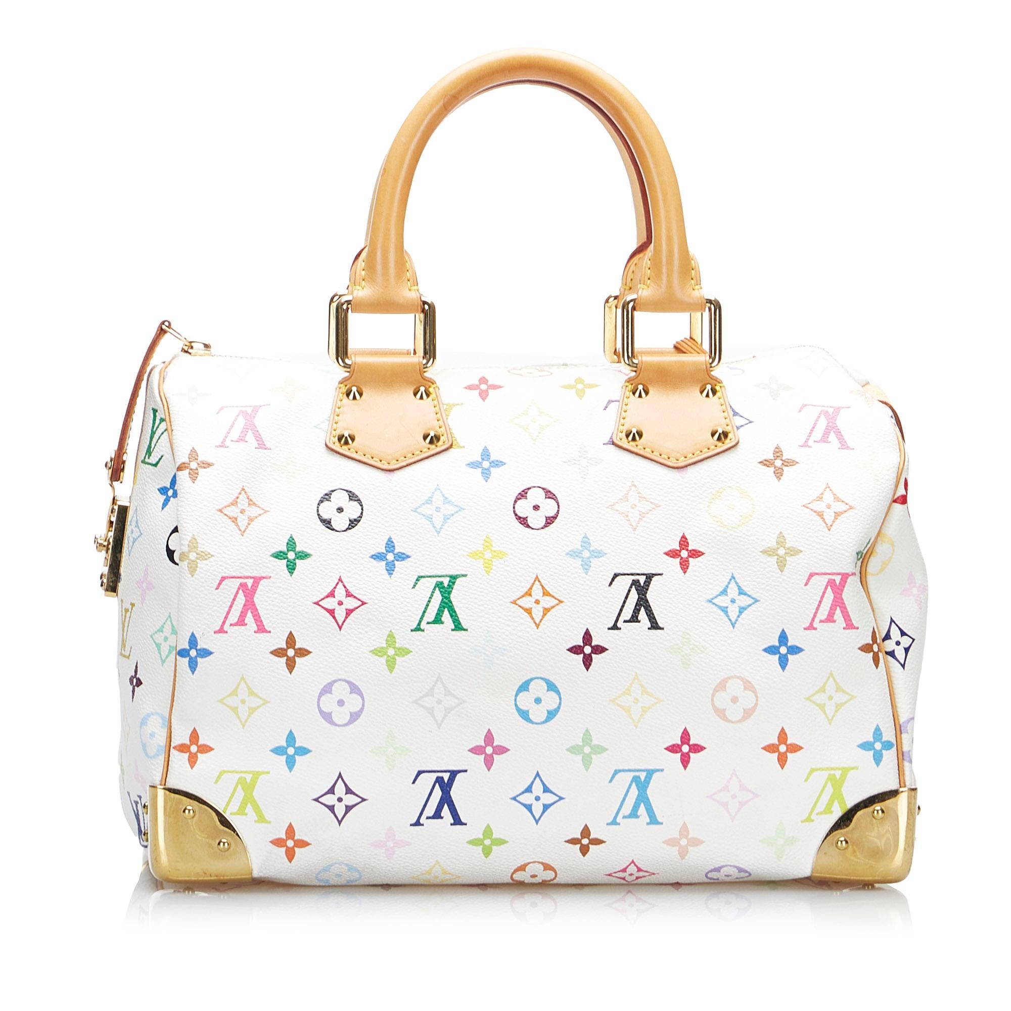 Louis Vuitton Monogram Multicolore Speedy 30 (SHG-RHNCAL)