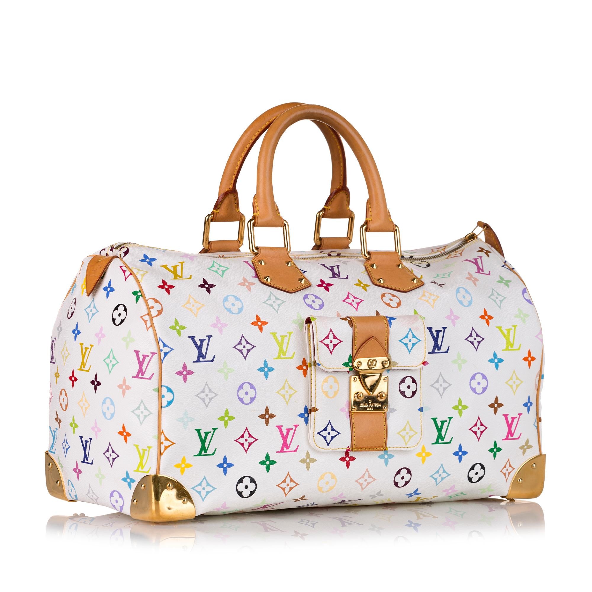 Louis Vuitton Monogram Multicolore Speedy 40 (SHG-36271)