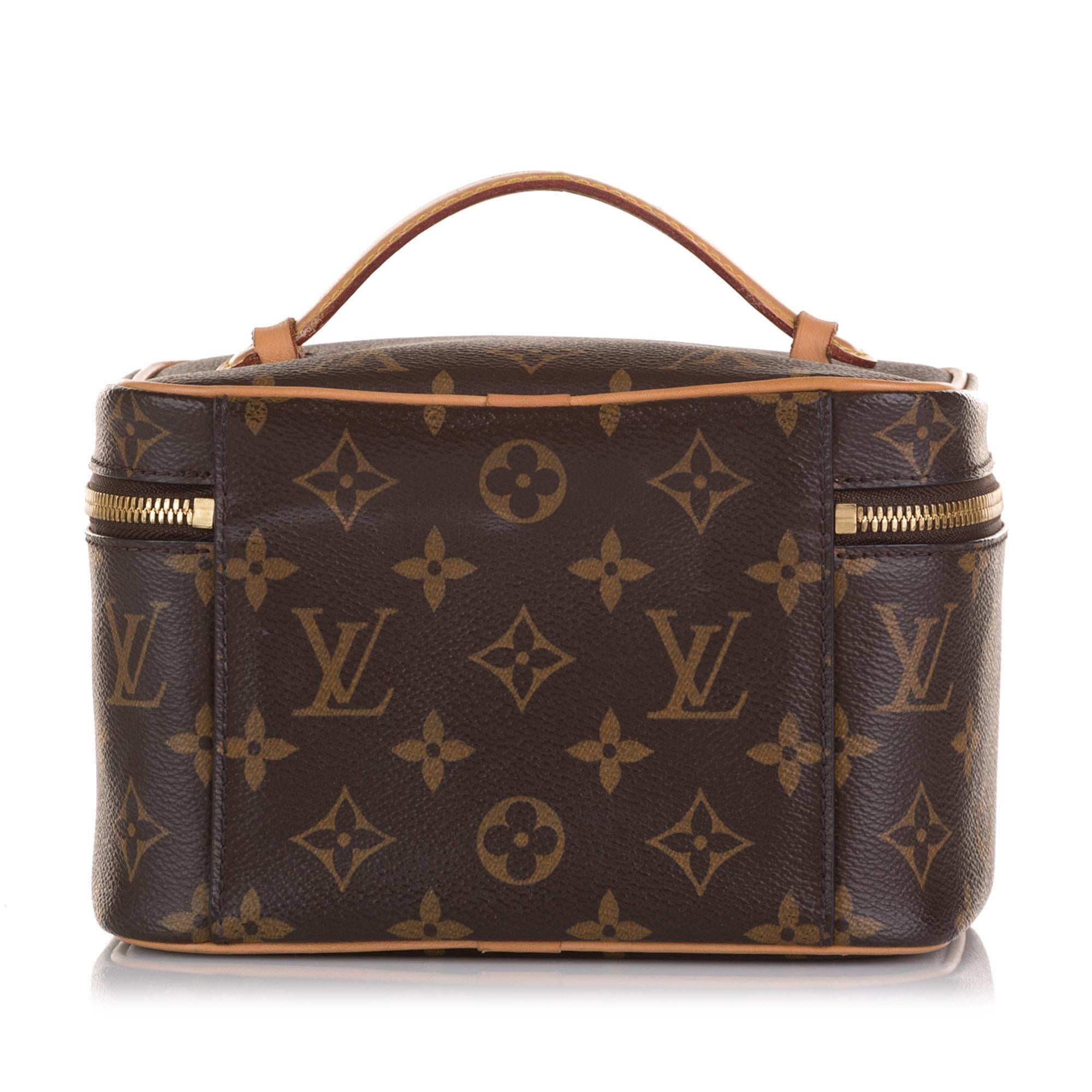 Louis Vuitton Monogram Nice Mini Toiletry Pouch (SHG-36862)