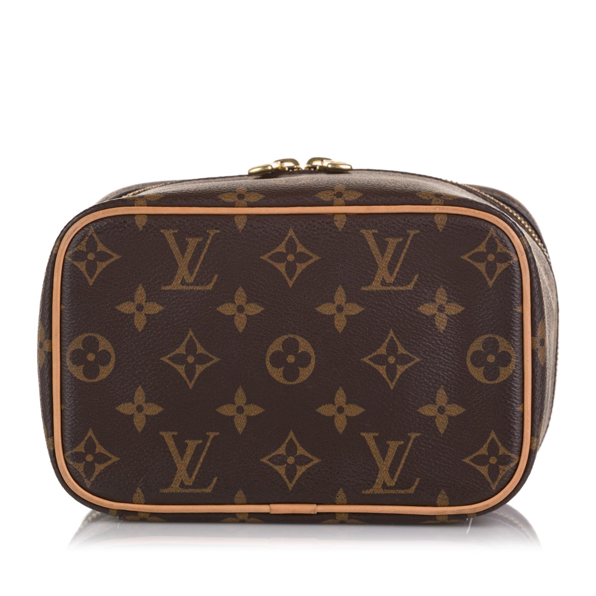 Louis Vuitton Monogram Nice Mini Toiletry Pouch (SHG-36862)