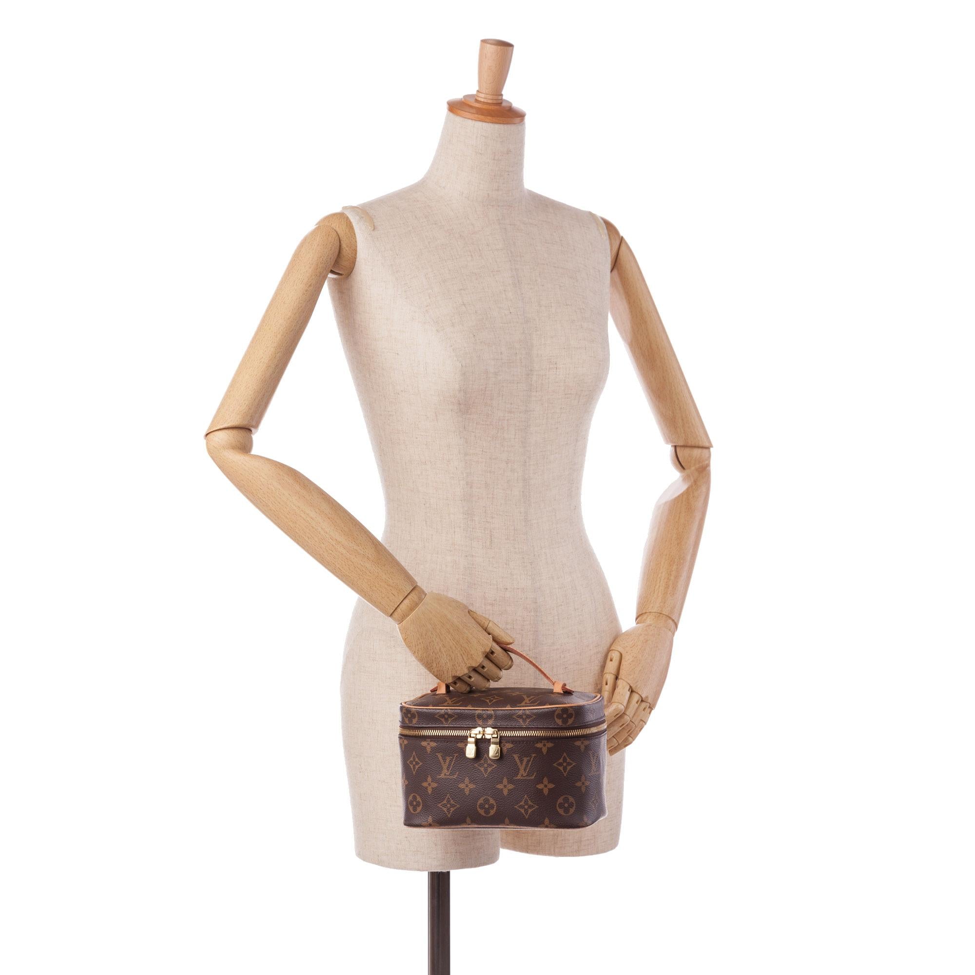 Louis Vuitton Monogram Nice Mini Toiletry Pouch (SHG-36862)