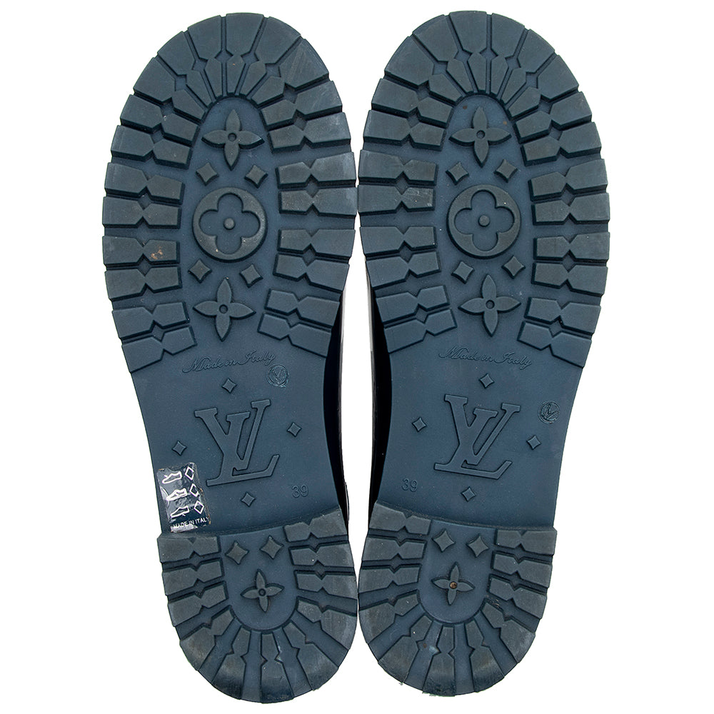 Louis Vuitton Monogram Rubber Rain Boots - Size 9 / 39 (SHF-20766)