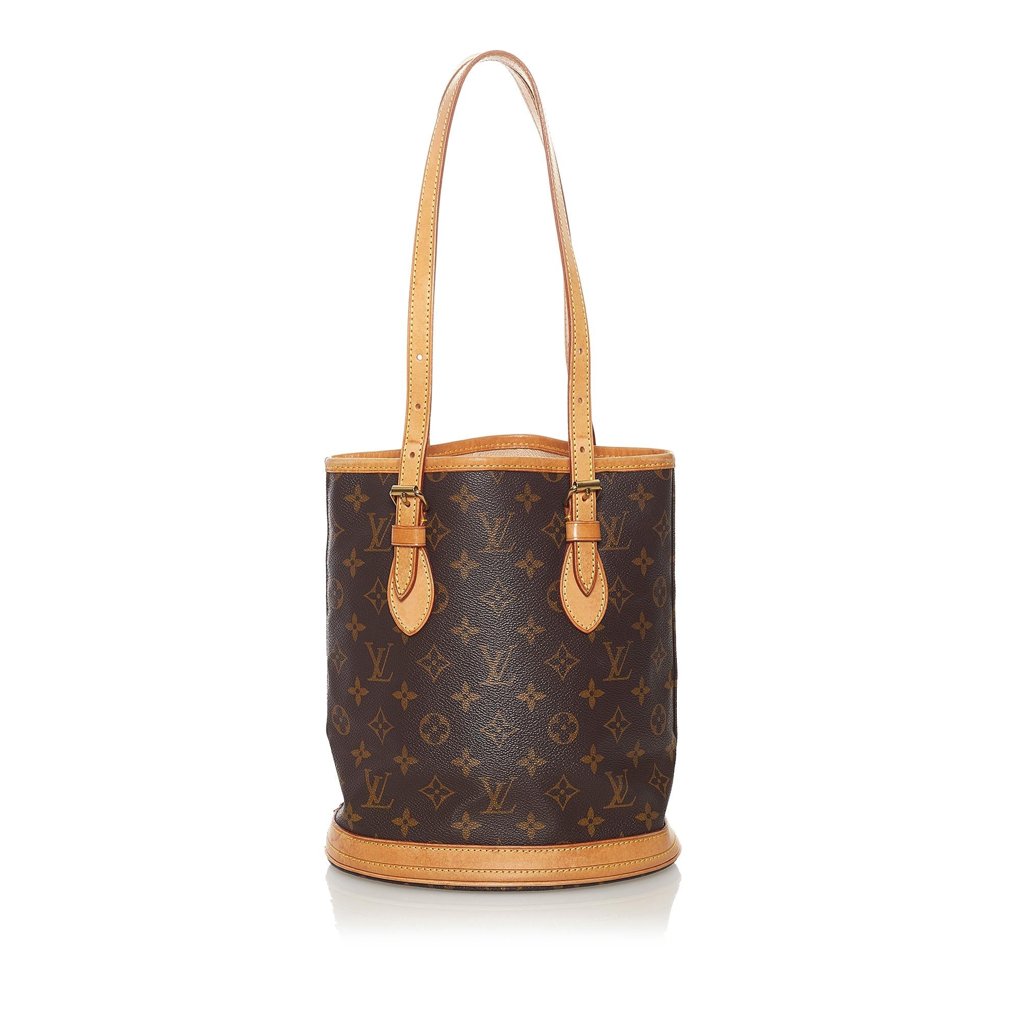 Louis Vuitton Monogram Petit Bucket (SHG-33299)