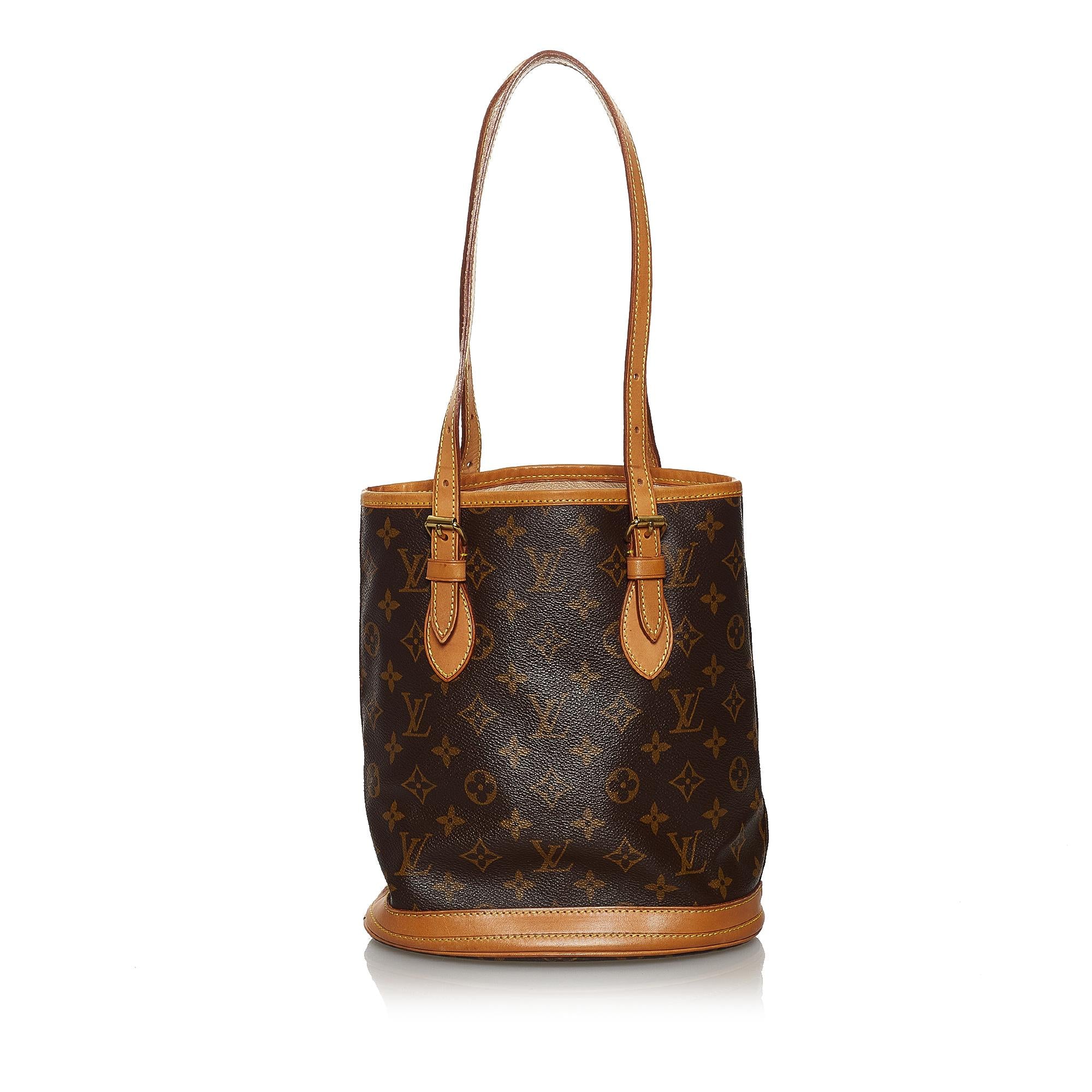 Louis Vuitton Monogram Petit Bucket (SHG-33851)