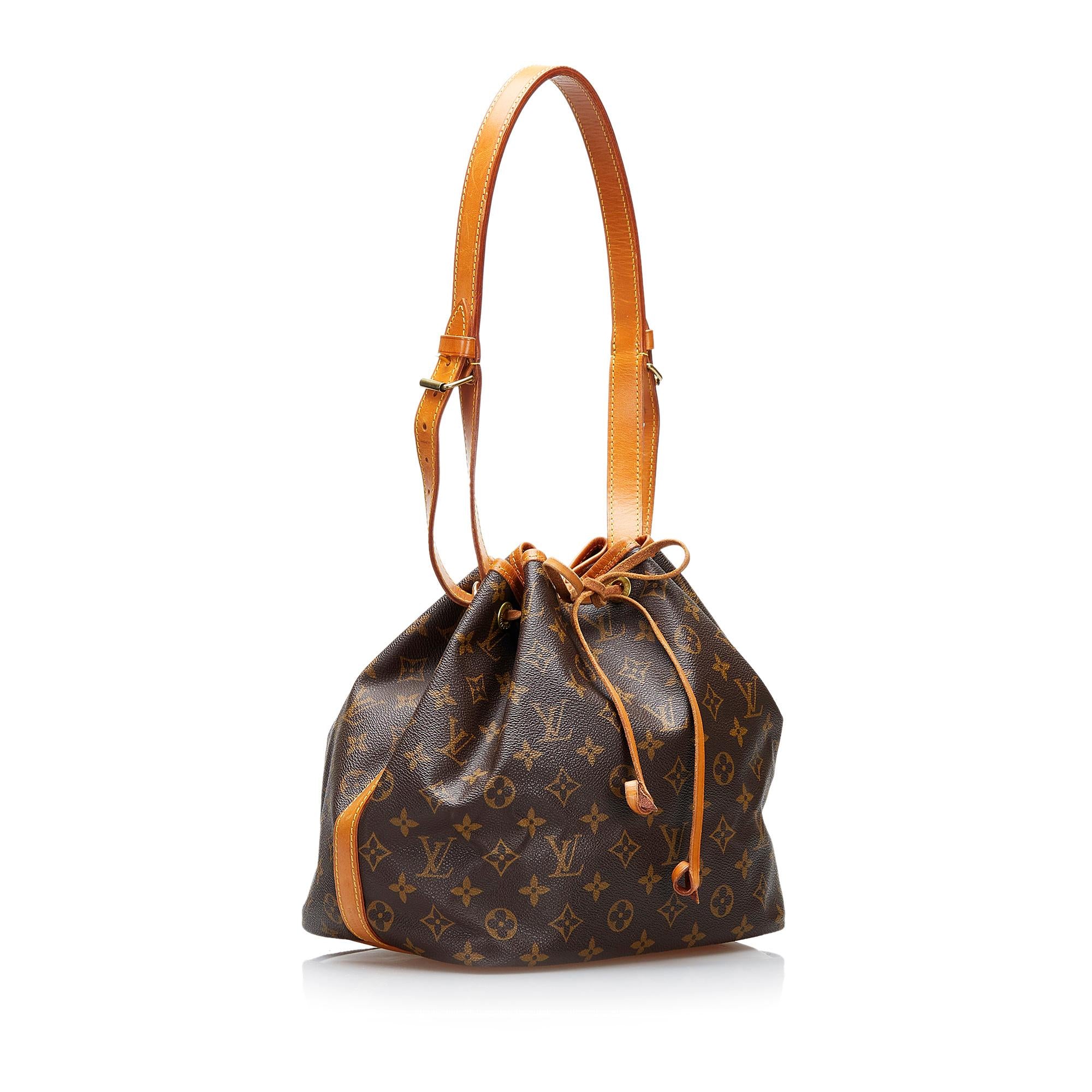 Louis Vuitton Monogram Petit Noe (SHG-jjSsDJ)