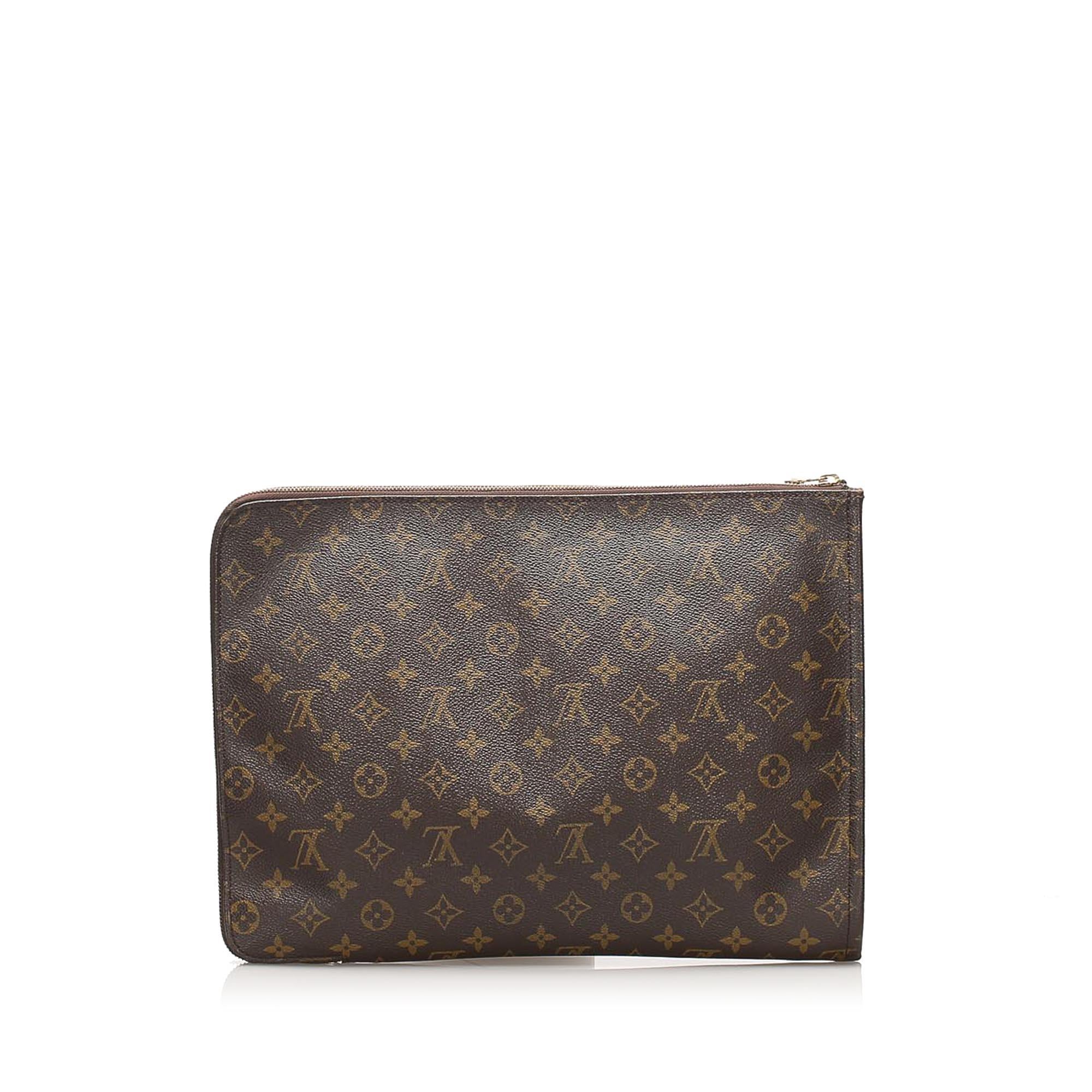 Louis Vuitton Monogram Poche Documents Portfolio (SHG-22735)