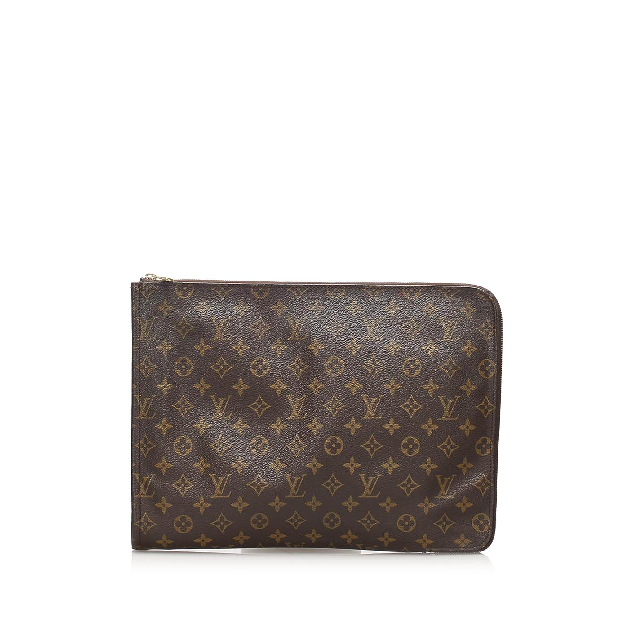 Louis Vuitton Monogram Poche Documents Portfolio (SHG-22735)
