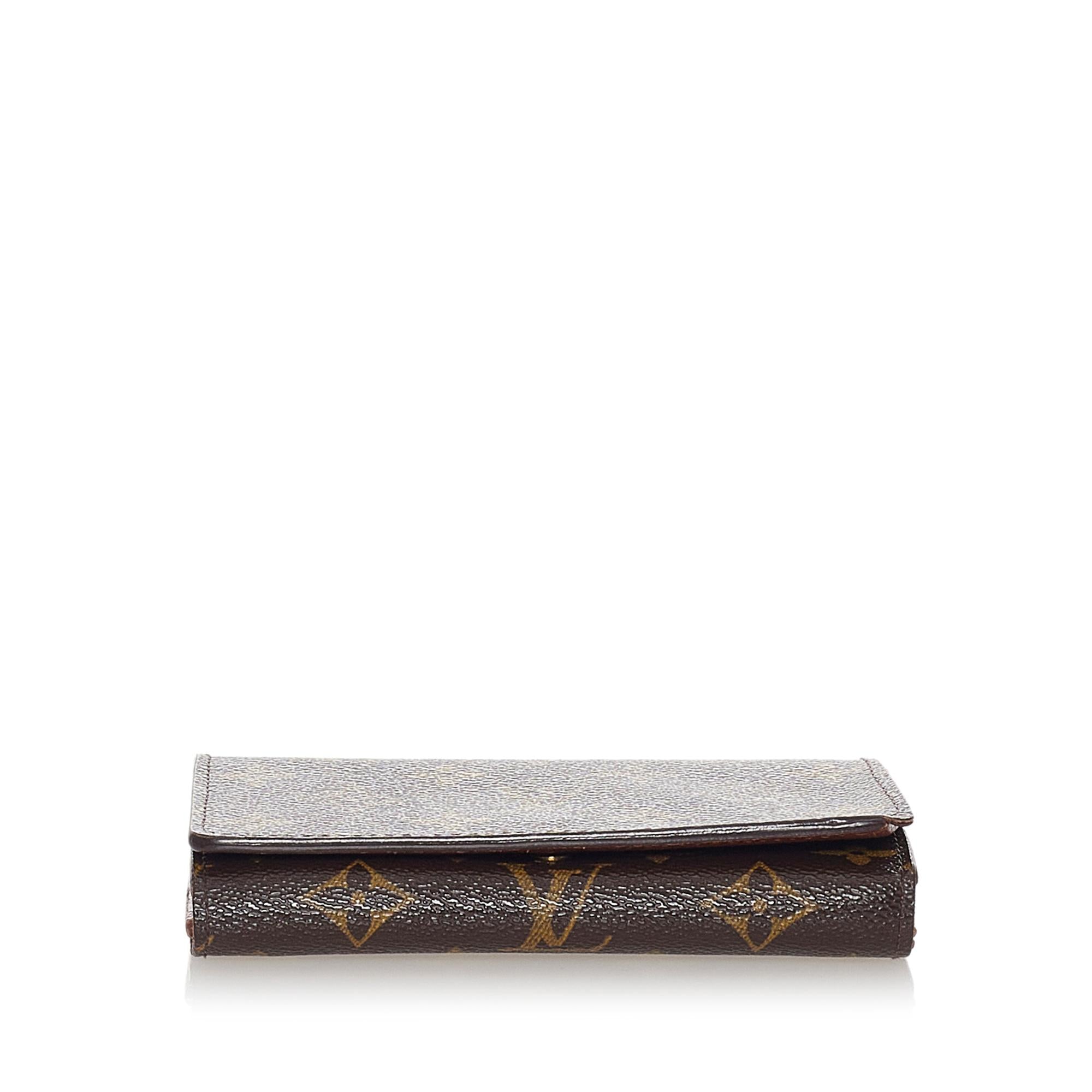 Louis Vuitton Monogram Porte Monnaie Billets (SHG-28026)