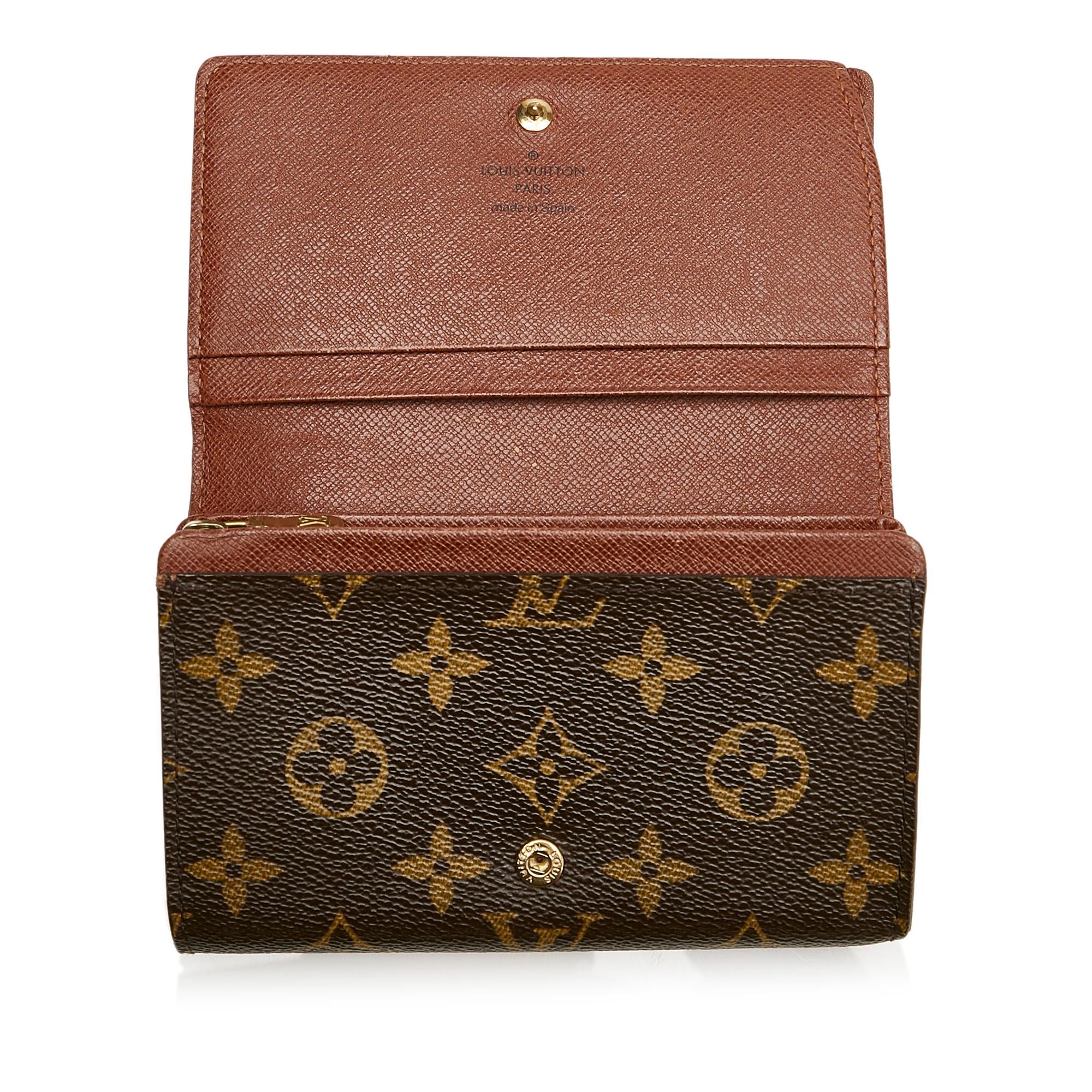 Louis Vuitton Monogram Porte Monnaie Billets (SHG-28026)