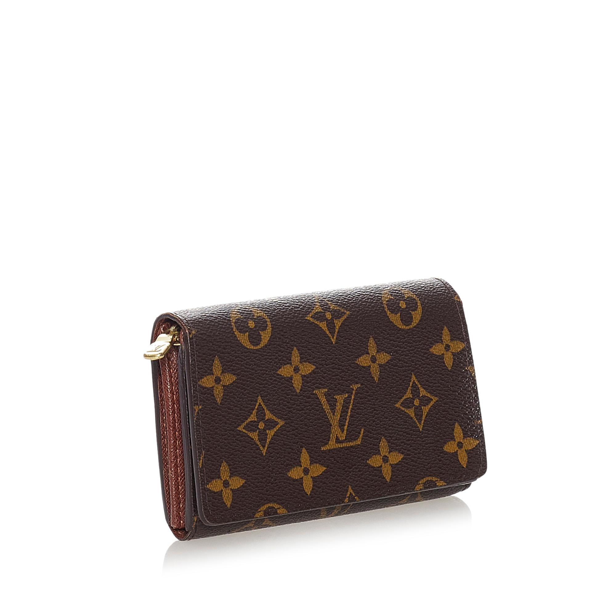 Louis Vuitton Monogram Porte Monnaie Billets (SHG-28026)