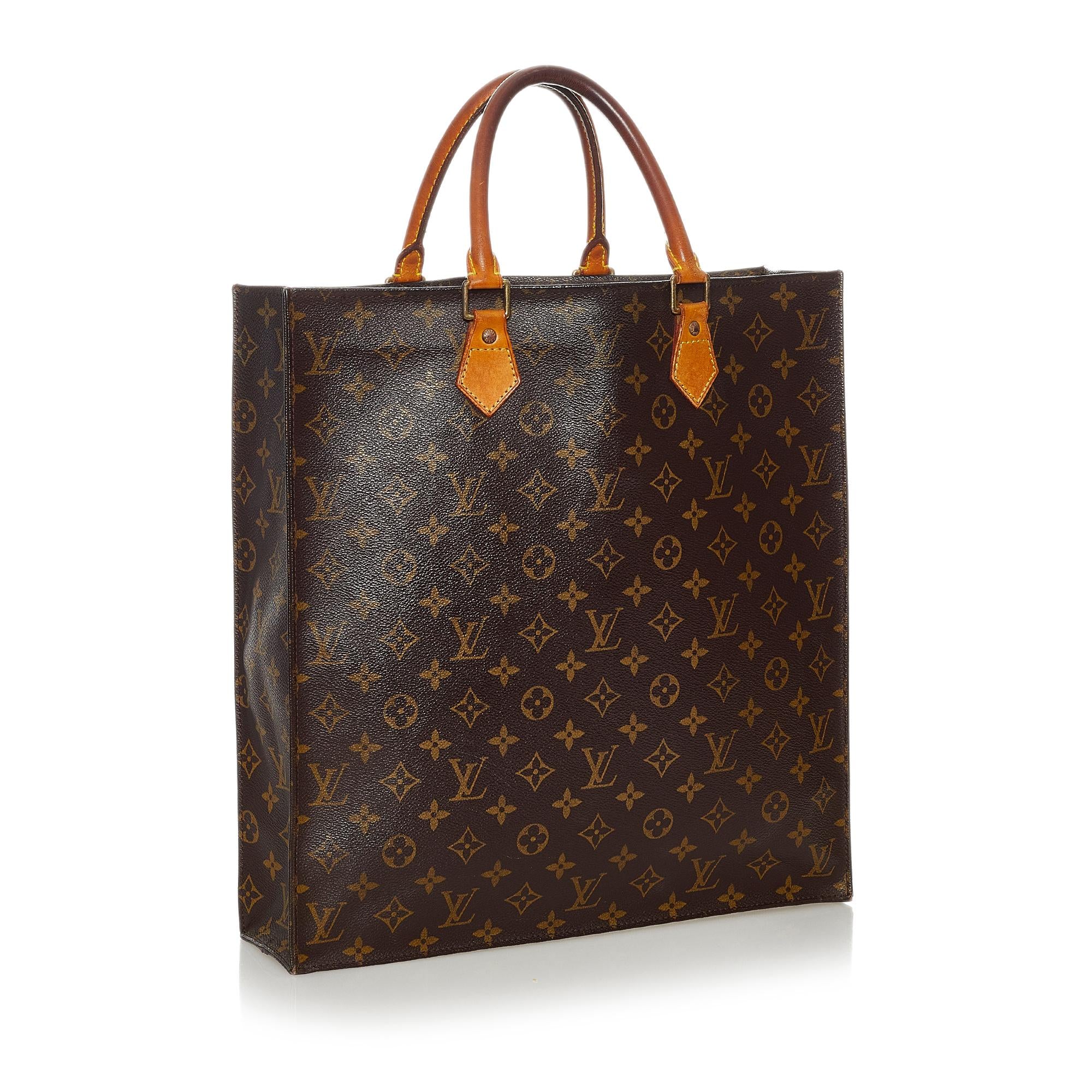 Louis Vuitton Monogram Sac Plat (SHG-28212)