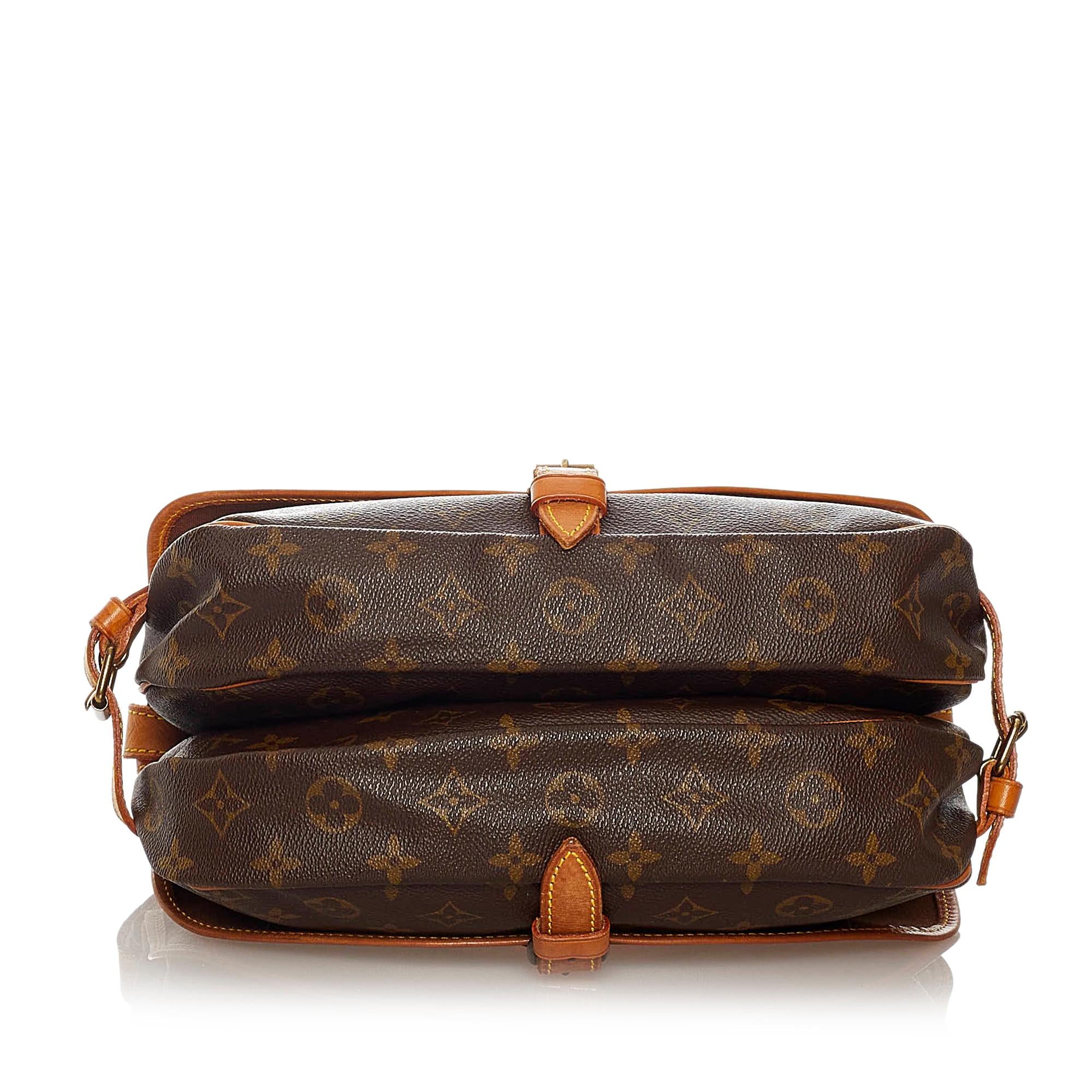 Louis Vuitton Monogram Saumur 25 (SHG-27700)