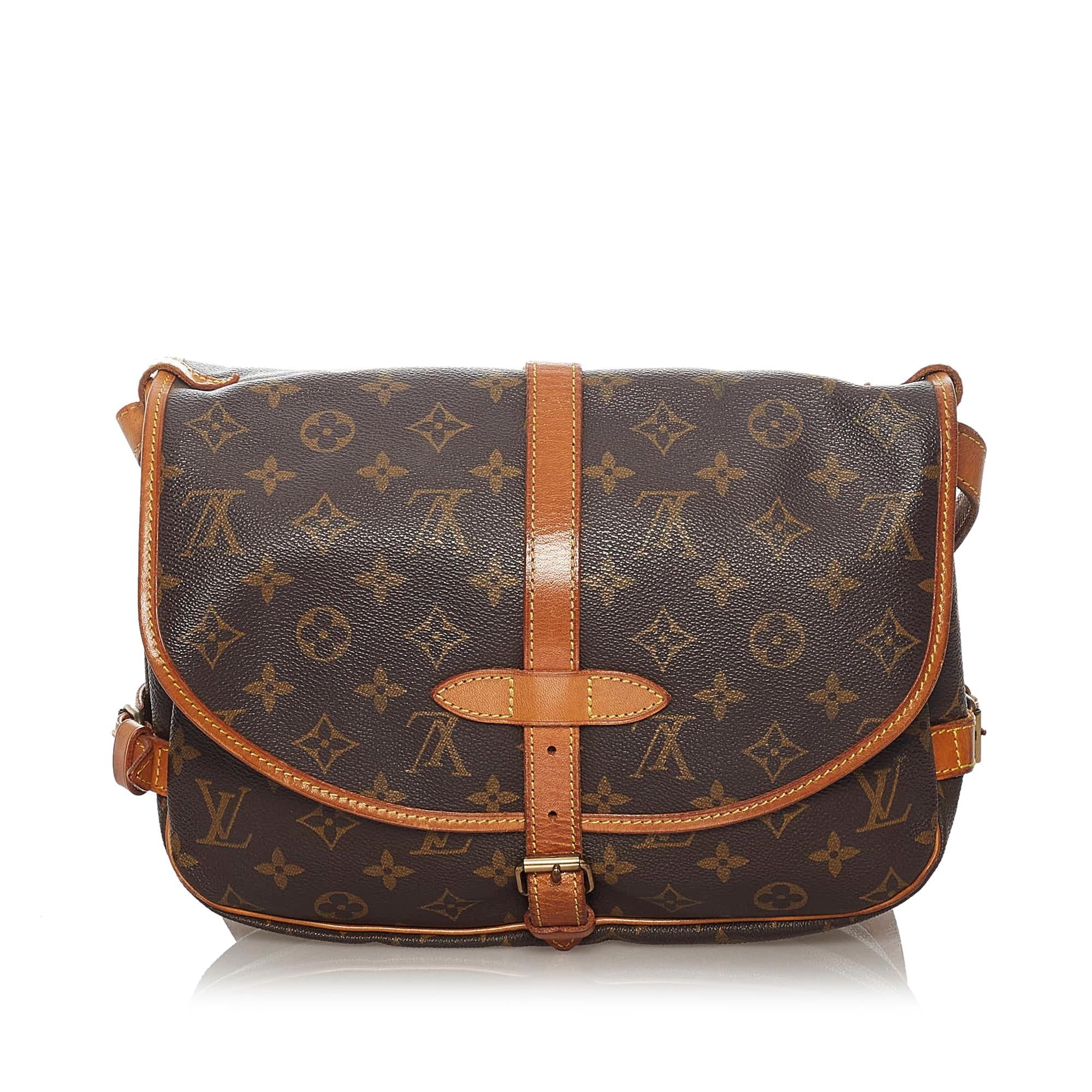Louis Vuitton Monogram Saumur 30 (SHG-28290)