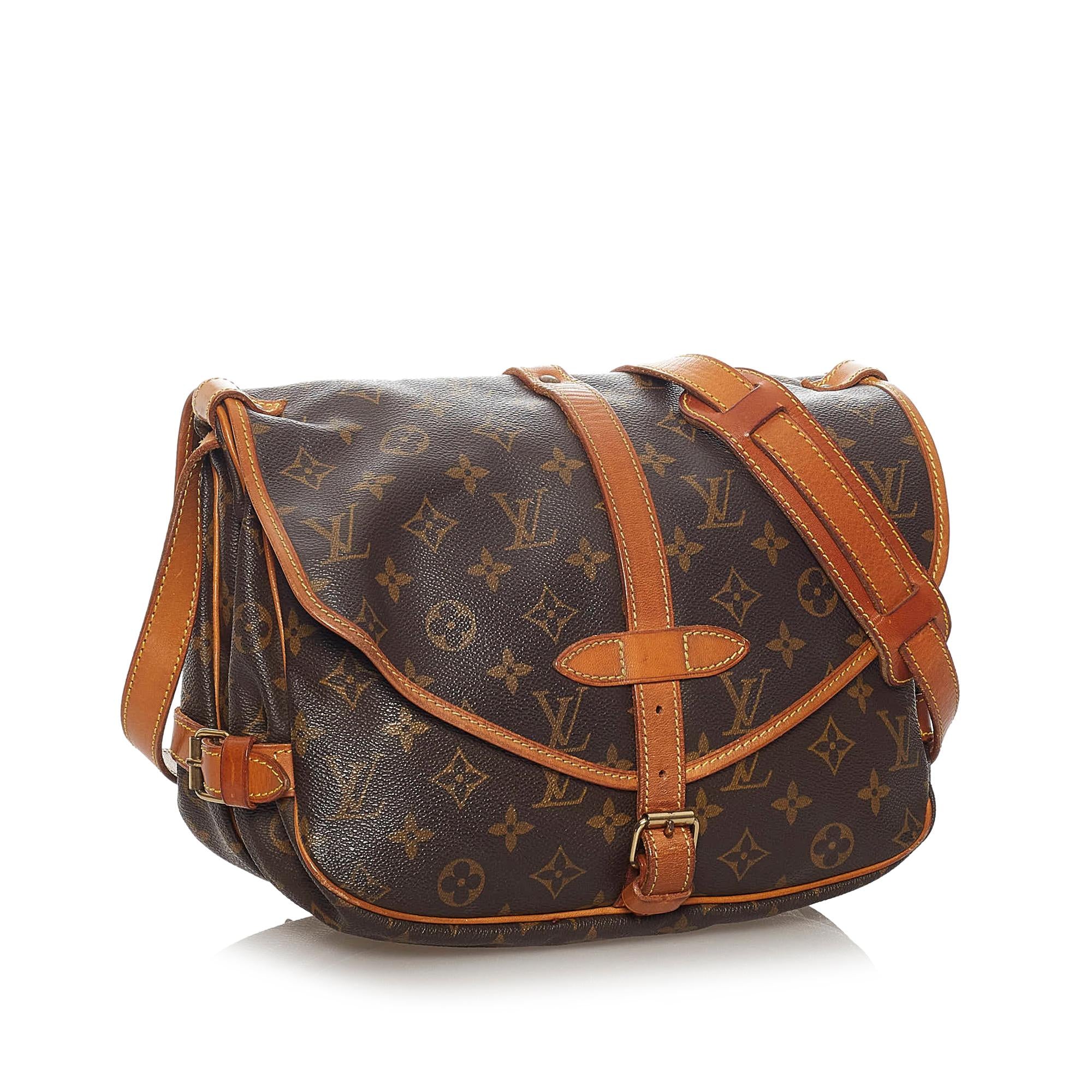 Louis Vuitton Monogram Saumur 30 (SHG-28290)