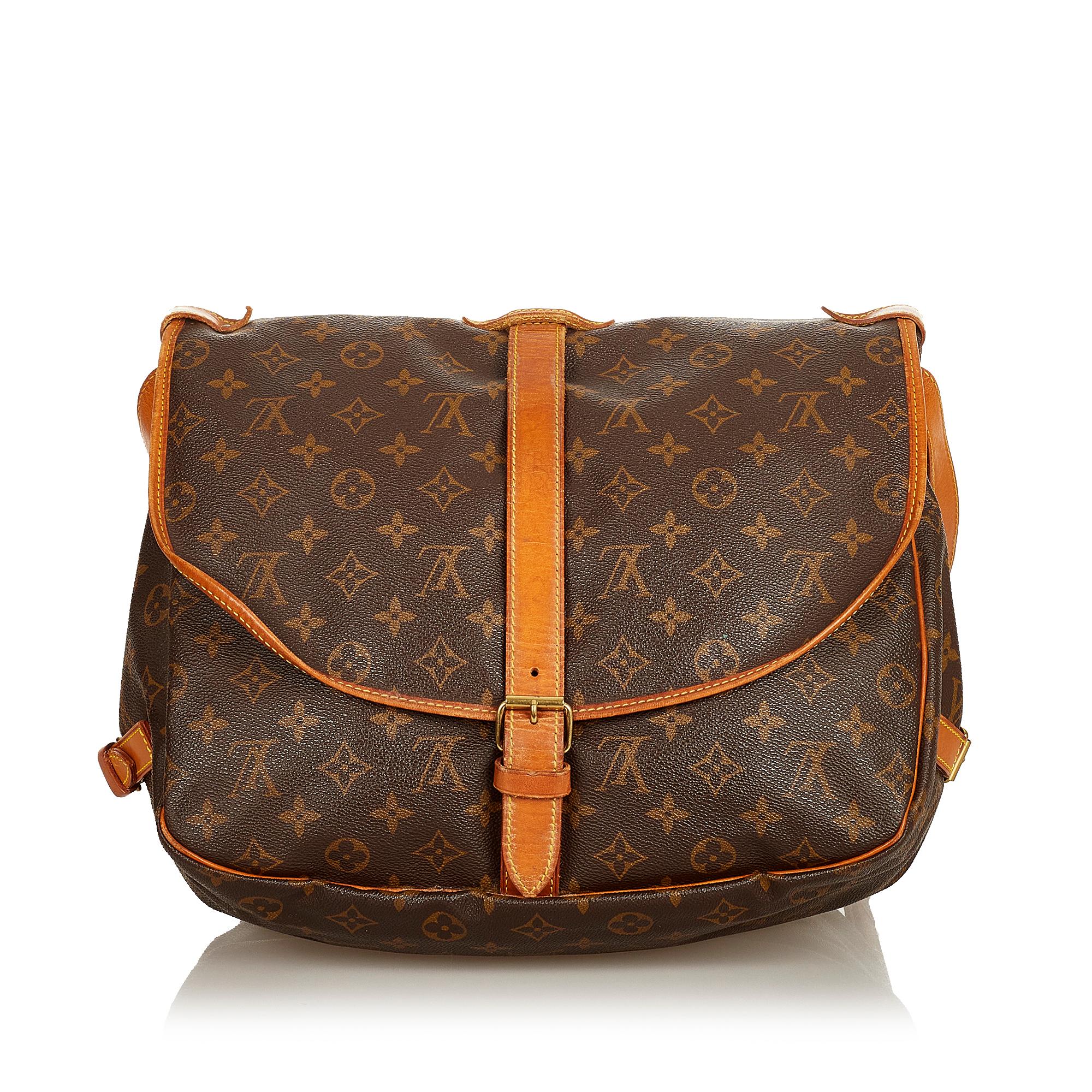 Louis Vuitton Monogram Saumur 35 (SHG-26699)