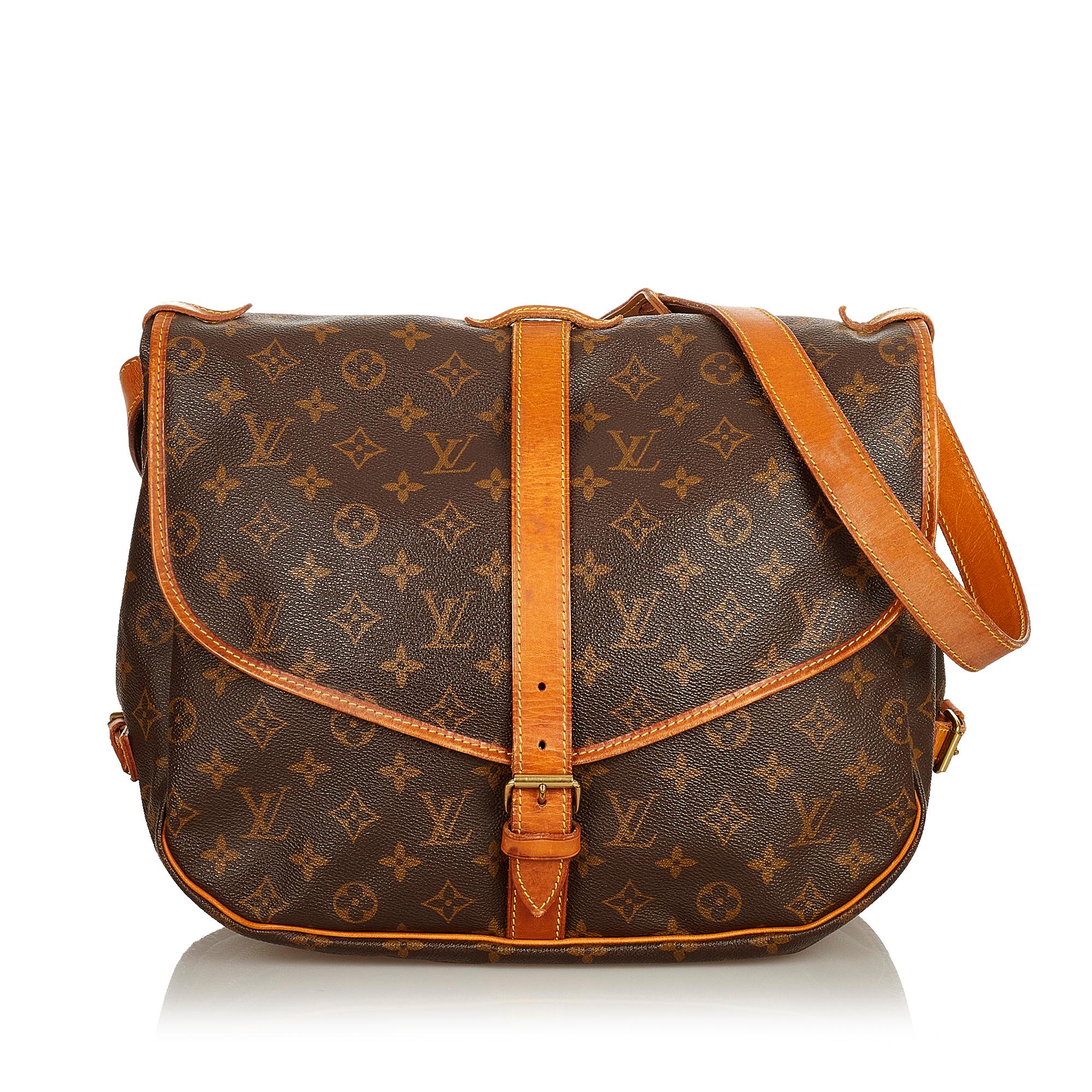 Louis Vuitton Monogram Saumur 35 (SHG-26699)