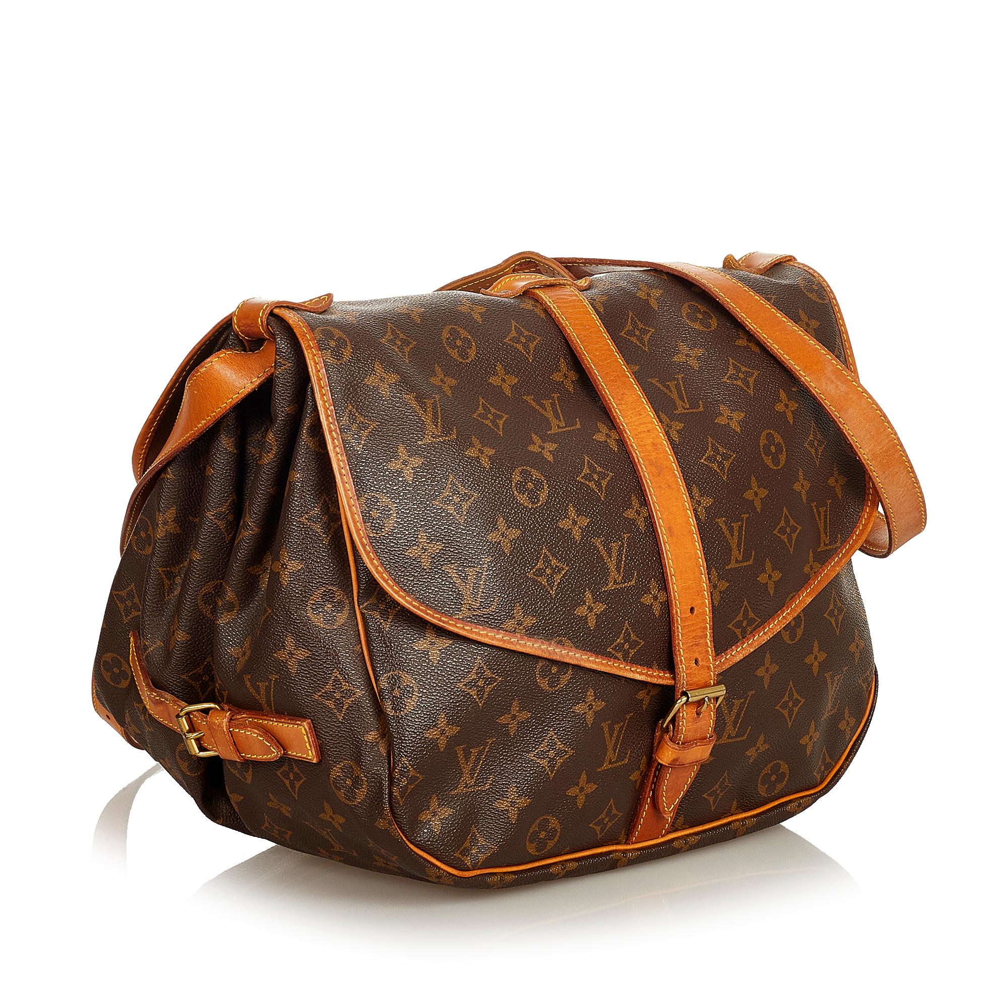 Louis Vuitton Monogram Saumur 35 (SHG-26699)