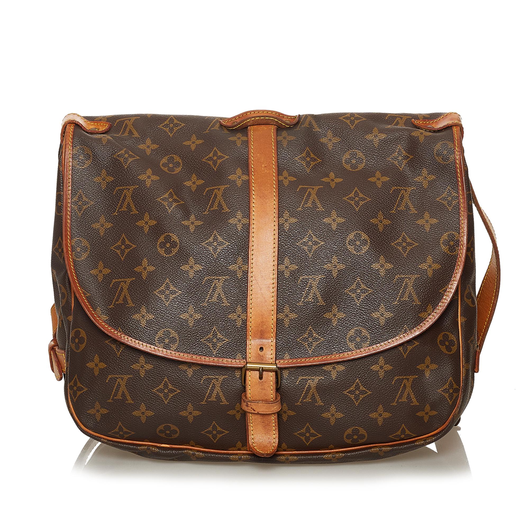 Louis Vuitton Monogram Saumur 35 (SHG-28463)